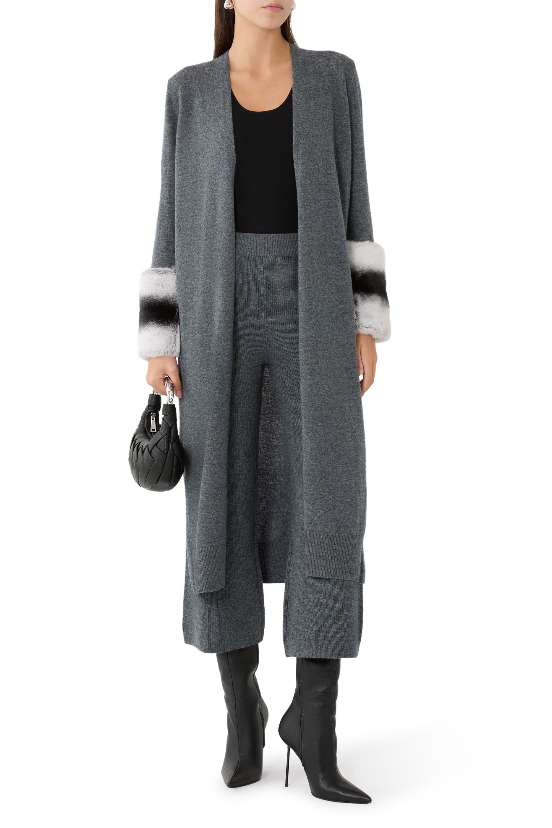 كارديجان طويل بأساور