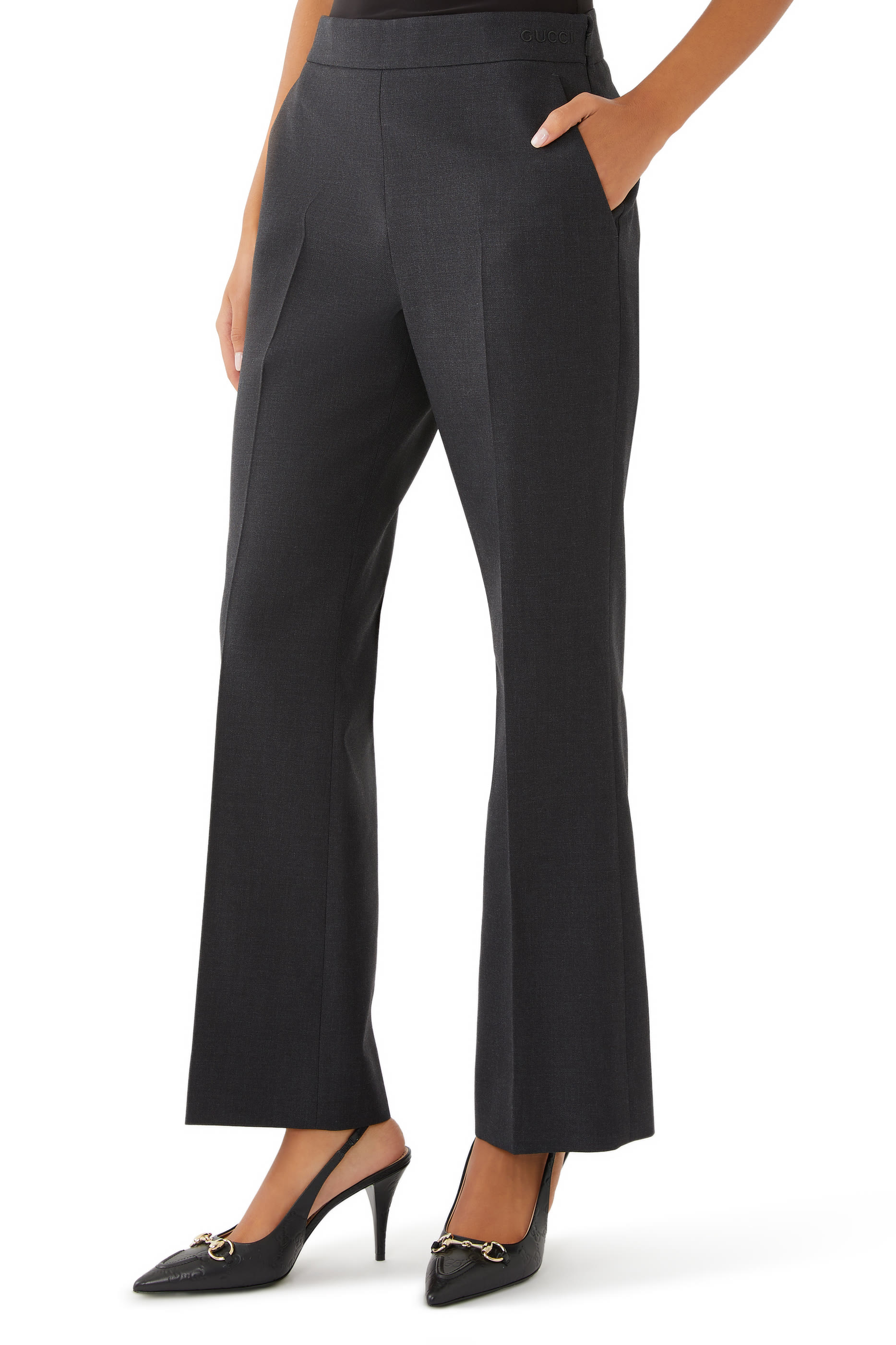 بنطال صوف غابردين