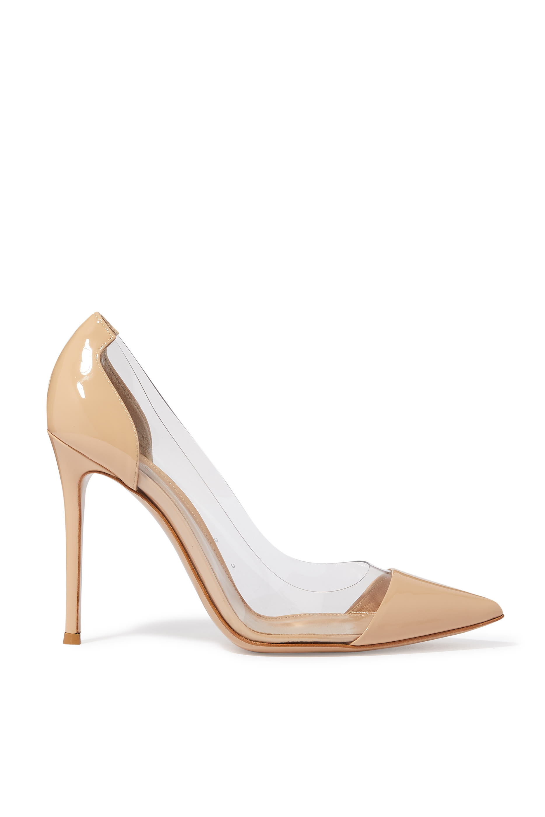 حذاء كلاسيك 105 جلد وأجزاء شفافة