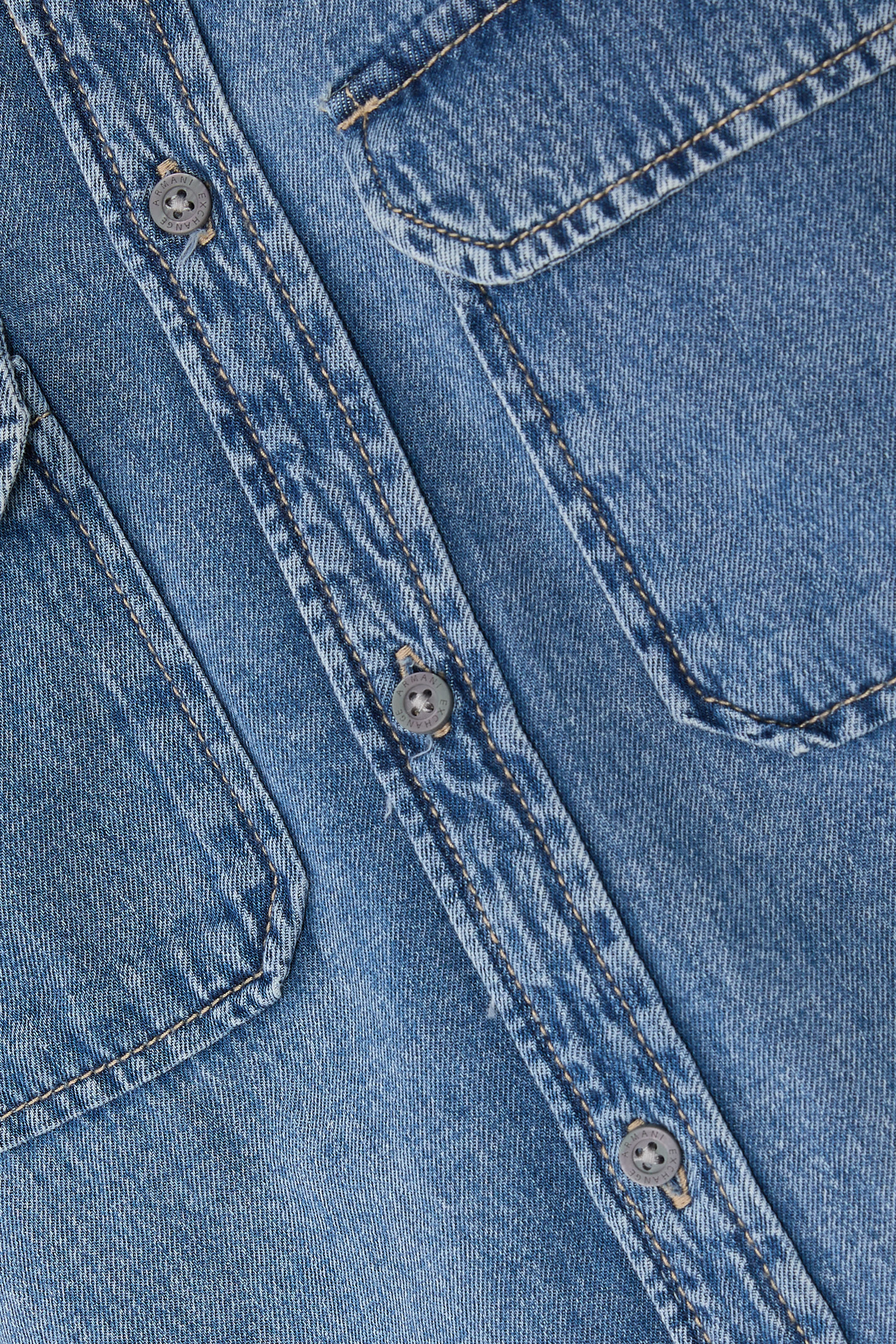 قميص ذا غريد بقصة عادية دنيم