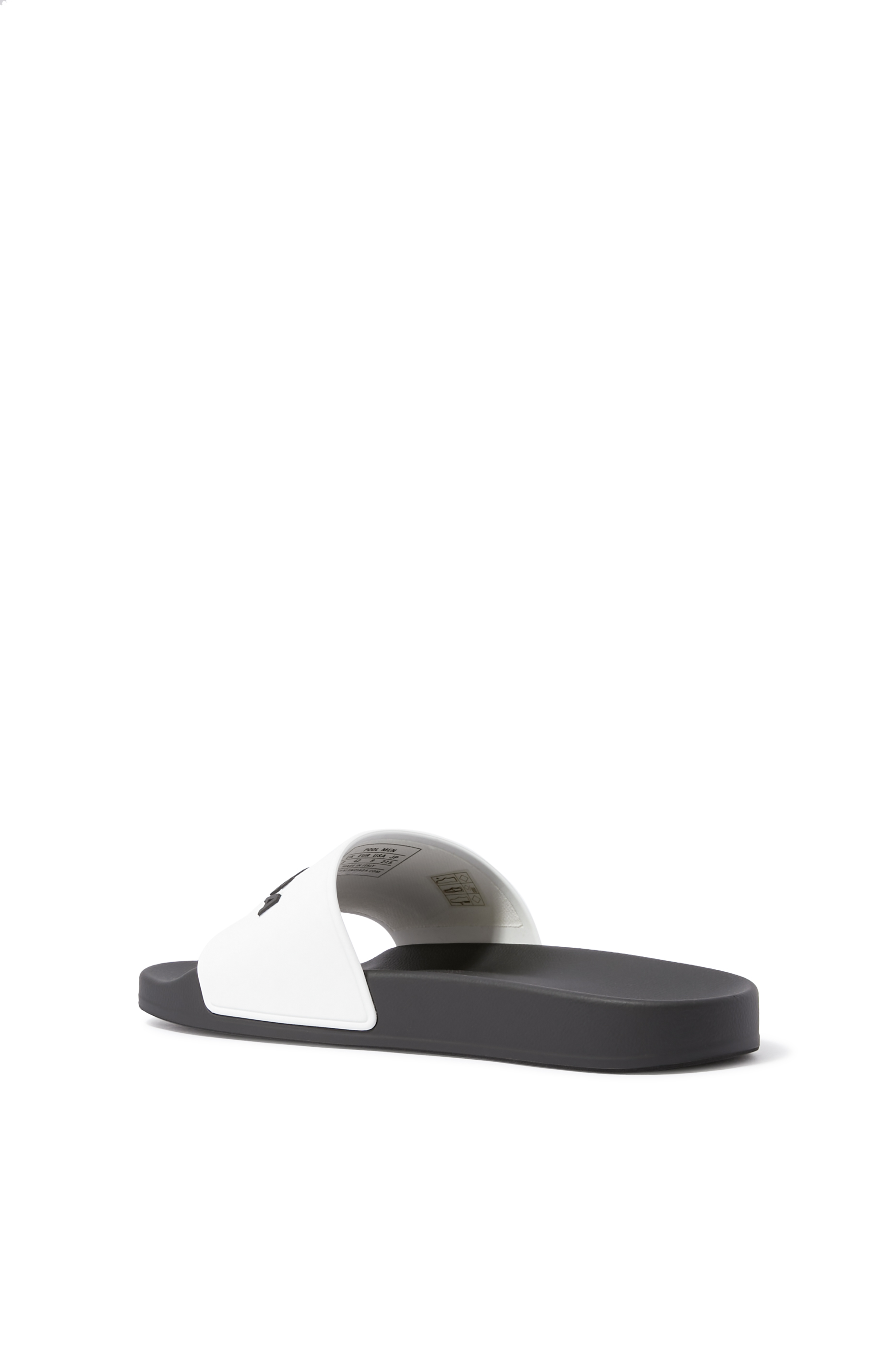 حذاء خفيف لحمام السباحة بشعار الماركة مطاط