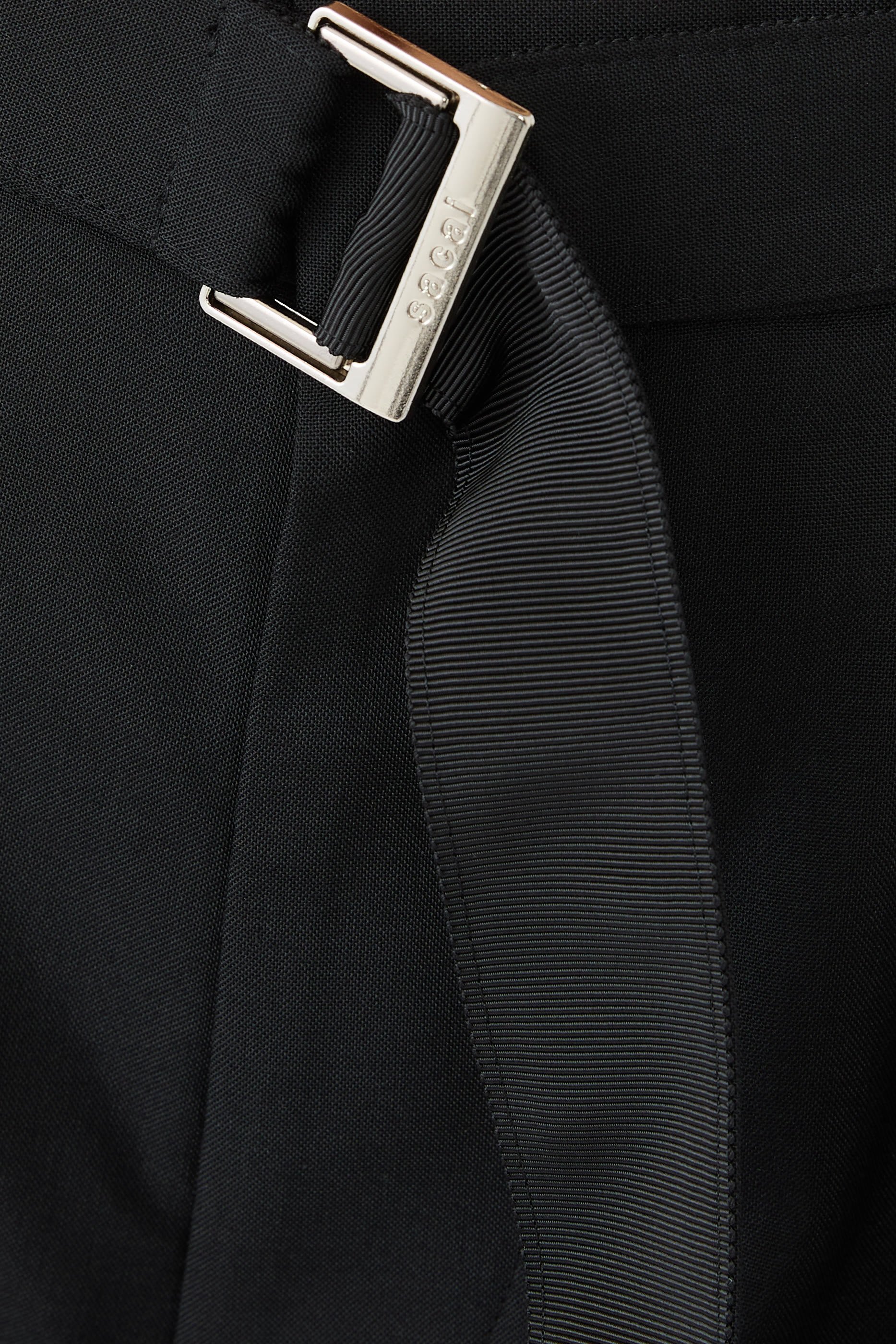 بنطال بقصة ساق واسعة قماش بدل