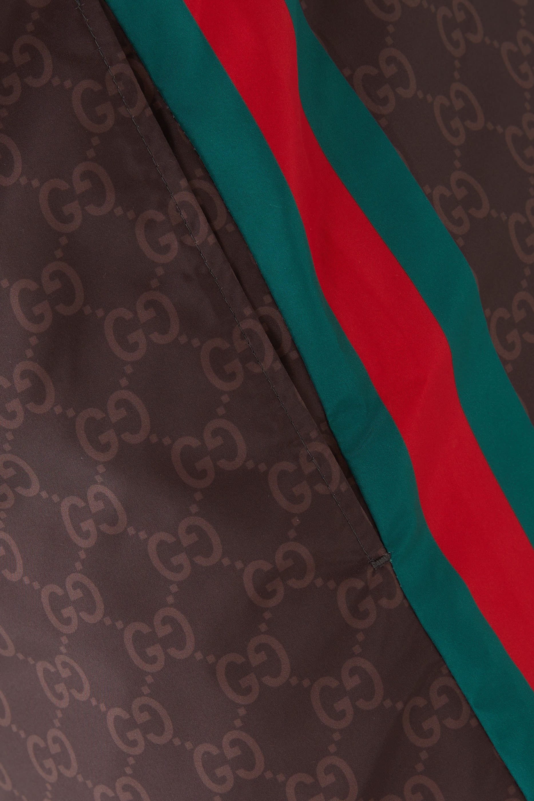 شورت سباحة بحرفي شعار الماركة نايلون