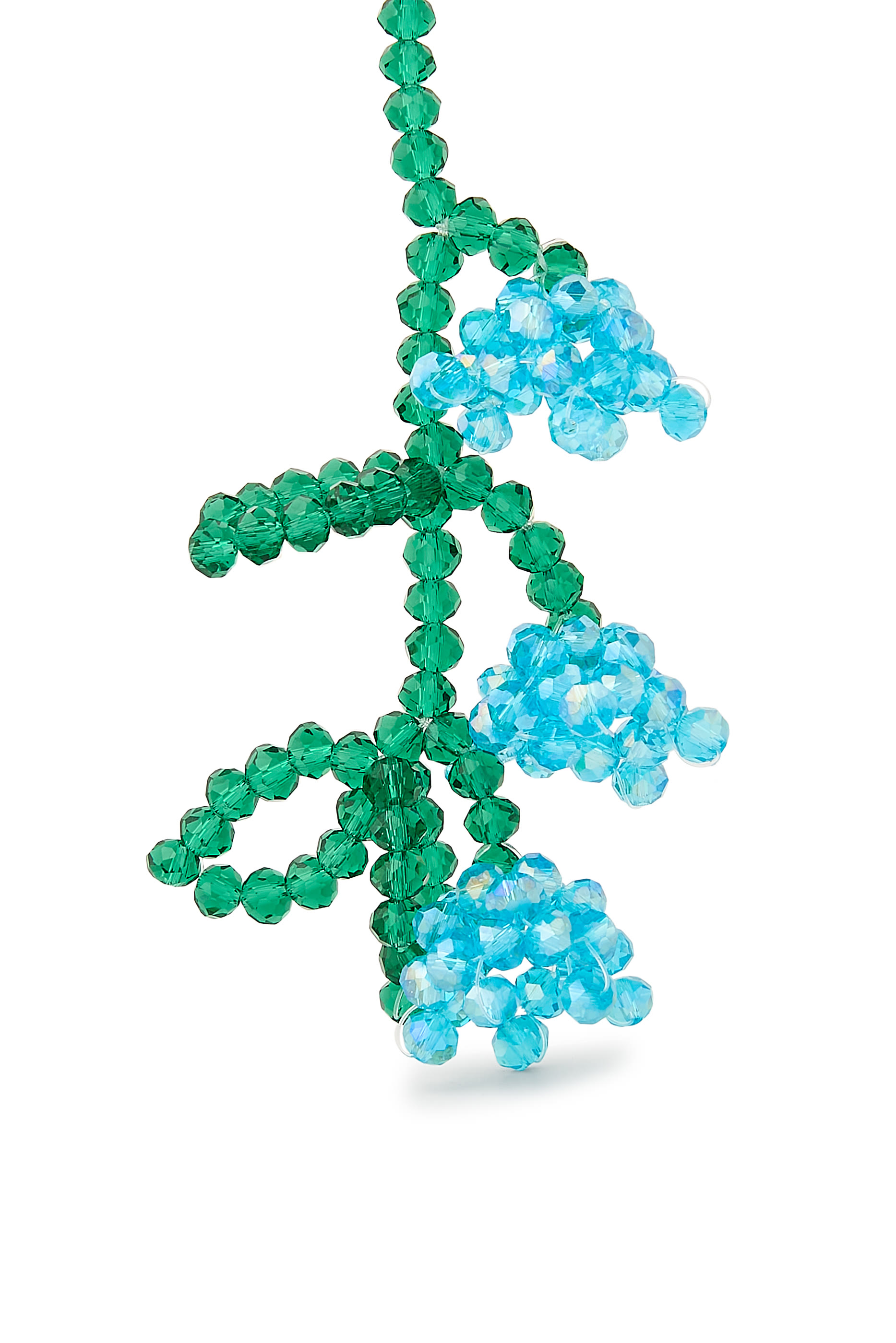 حلية حقيبة بتصميم أزهار