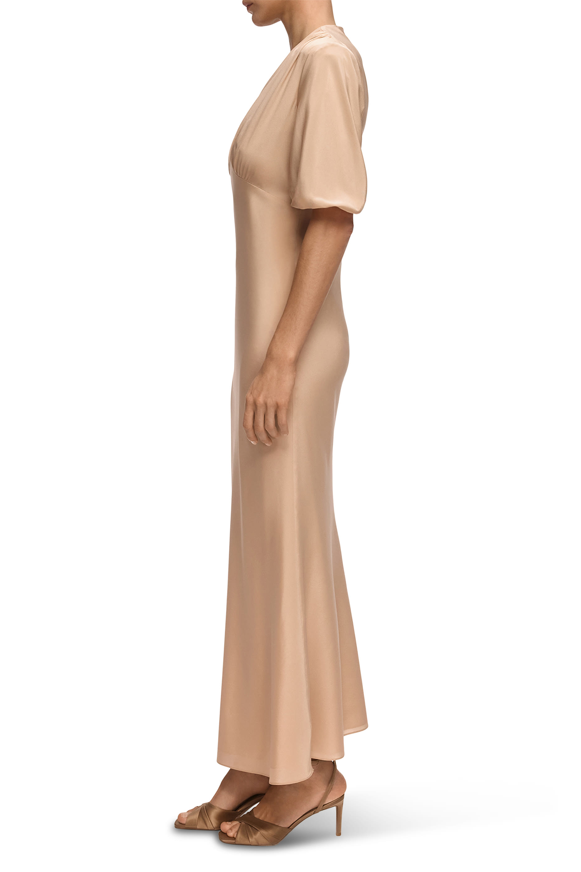 فستان ماديلين حرير مولبيري