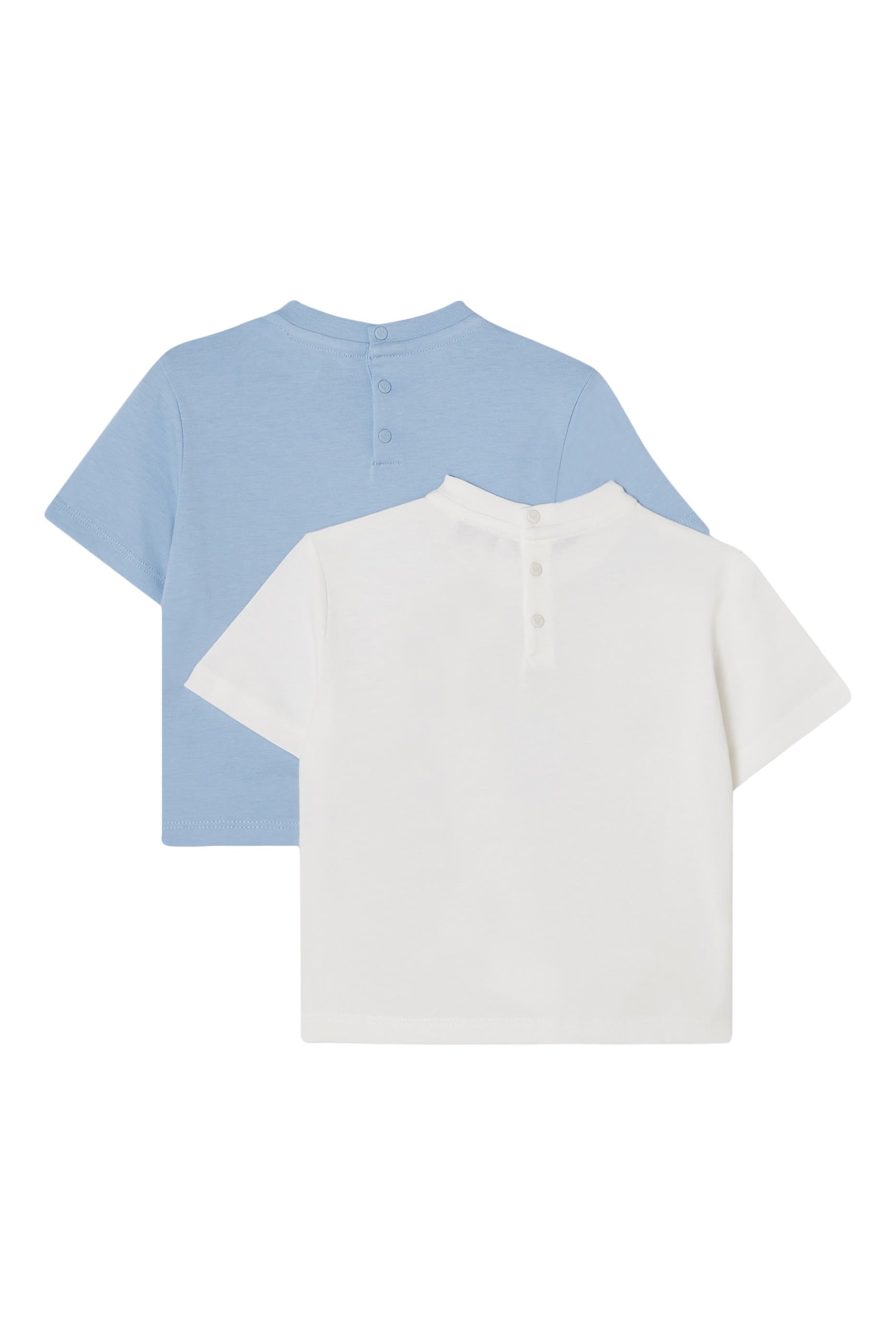 مجموعة تيشيرت بشعار الماركة قطعتين، للأطفال