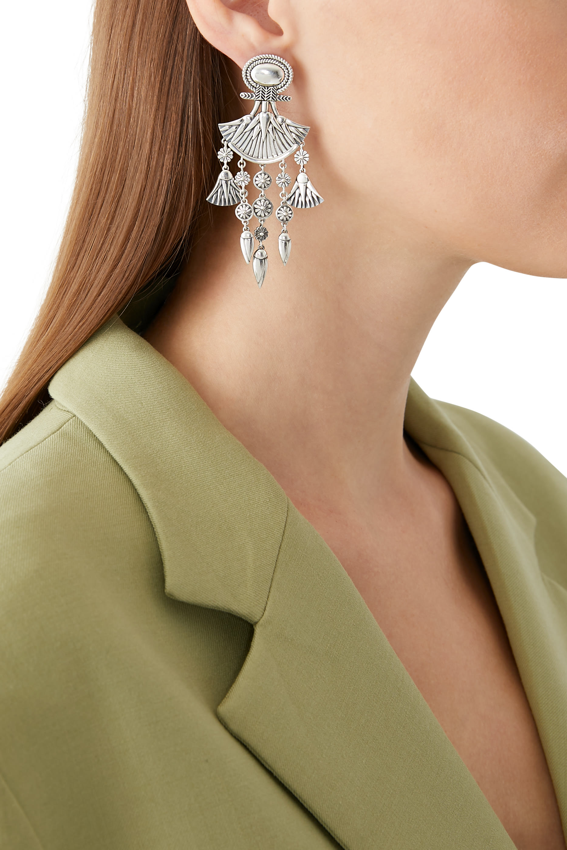 أقراط انشنت ايجيبت ستيتمنت فضة استرلينية