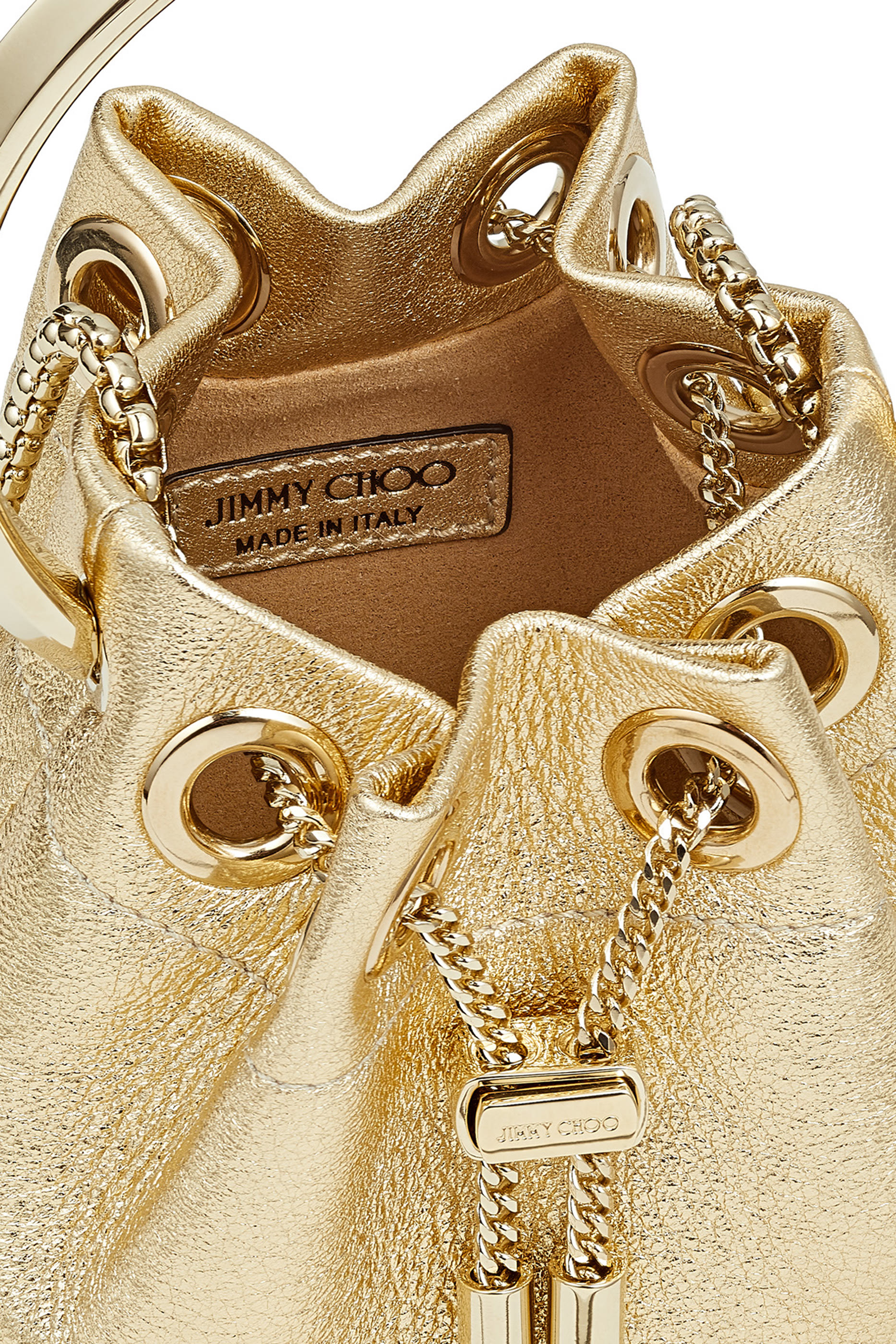 حقيبة بون بون صغيرة جلد نابا