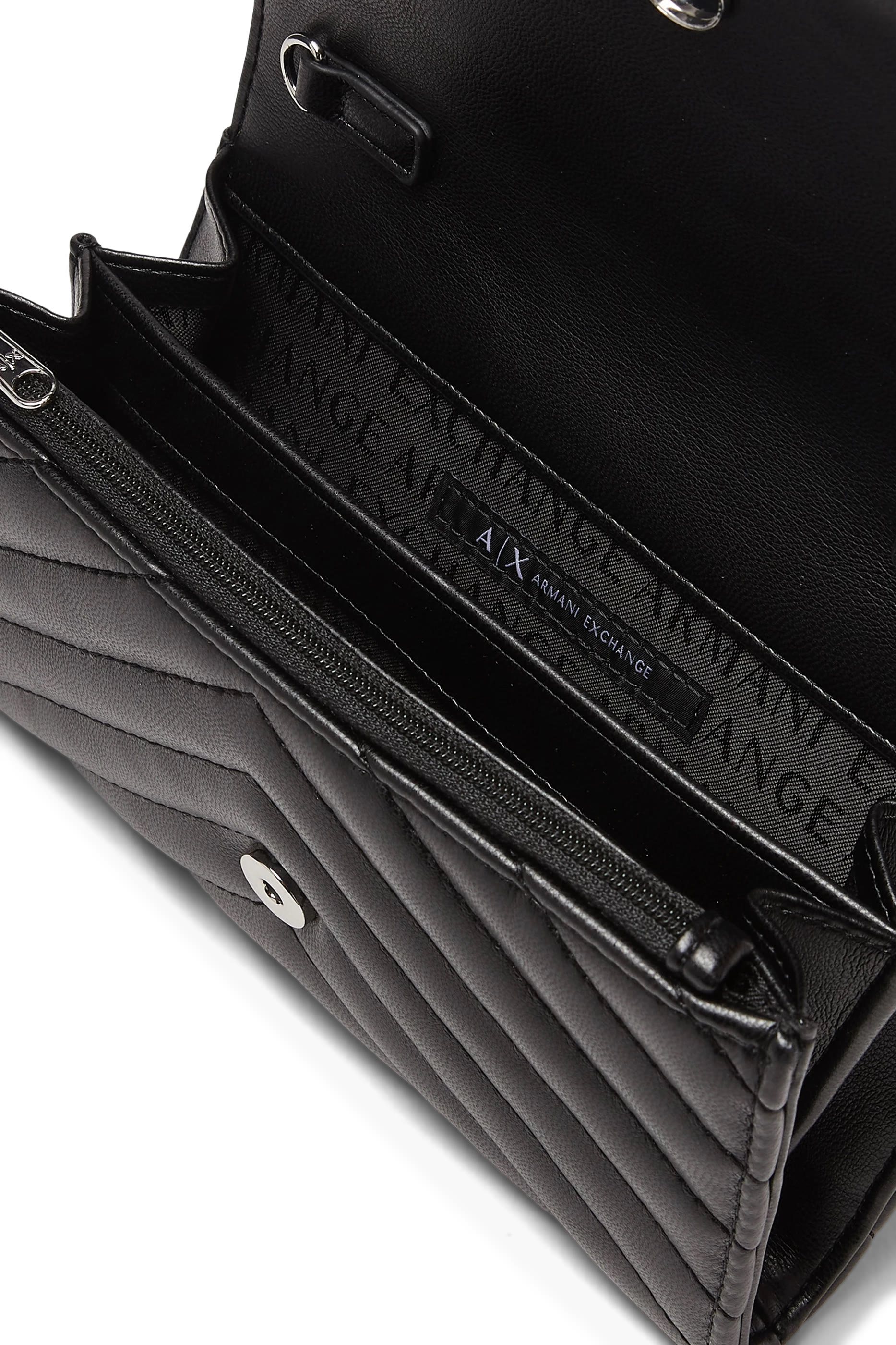 محفظة فيكتوريا بسلسلة وشعار الماركة جلد صناعي