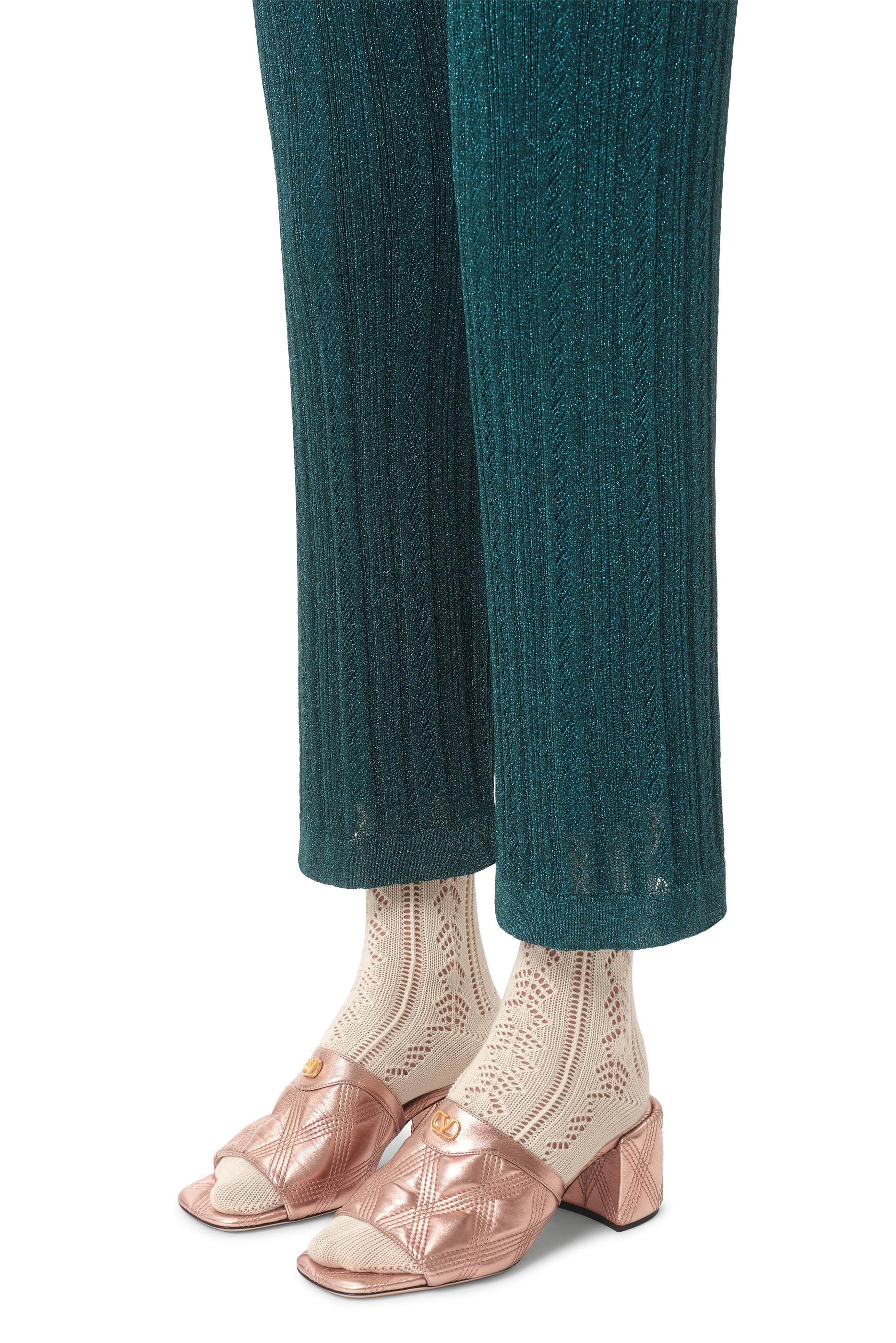 حذاء كويلتي 20 مفتوح جلد