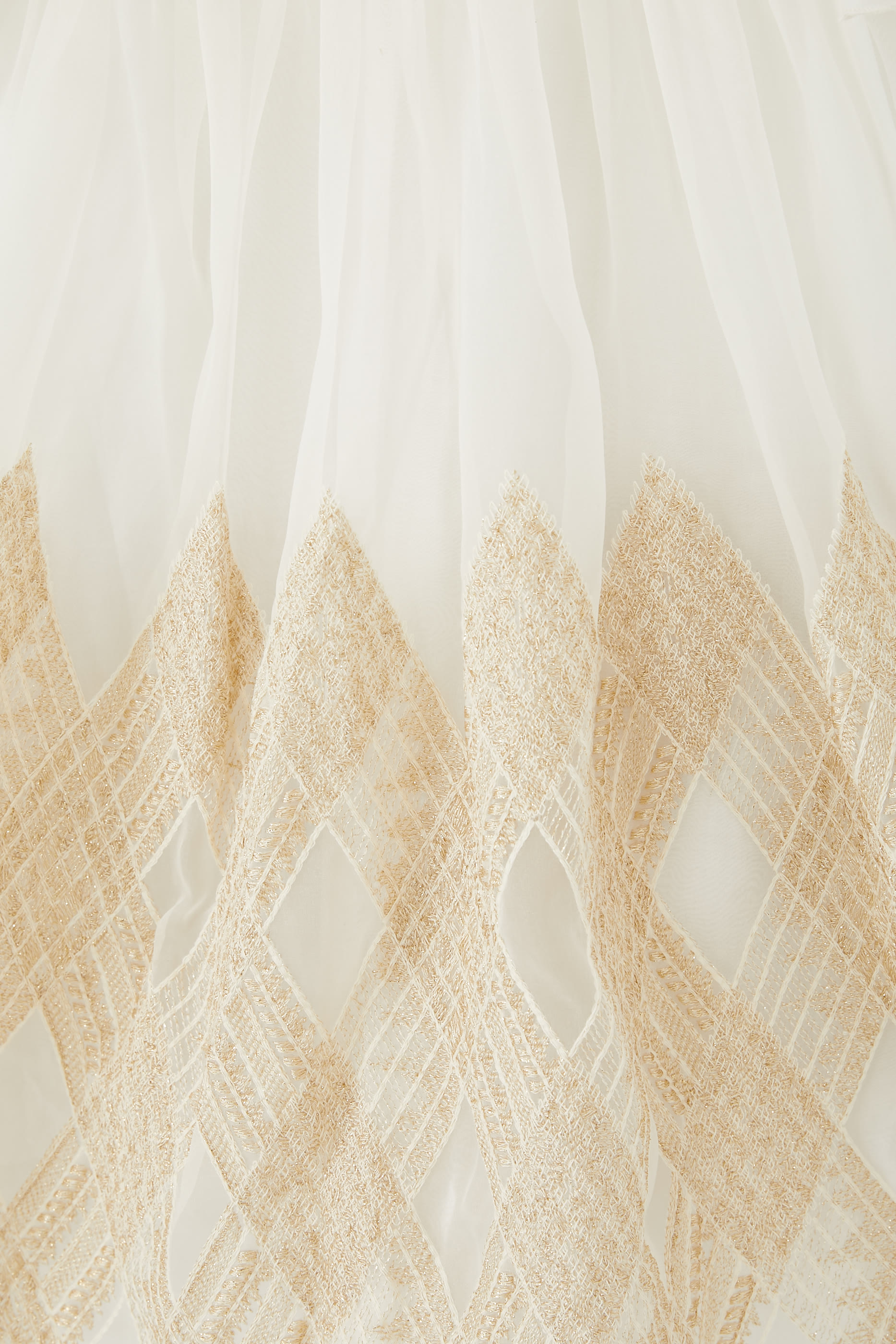 فستان اورجانزا مطرز للاطفال