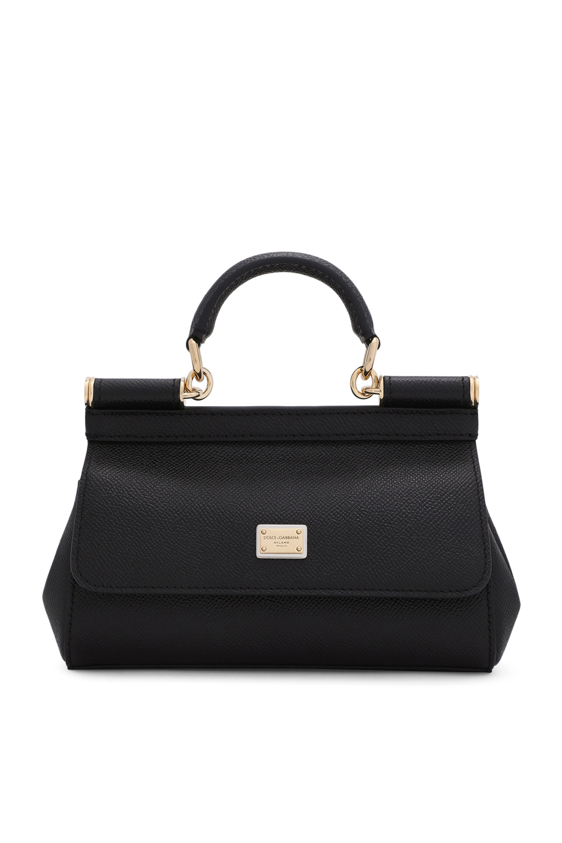 حقيبة سيسلي صغيرة جلد عجل دوفين