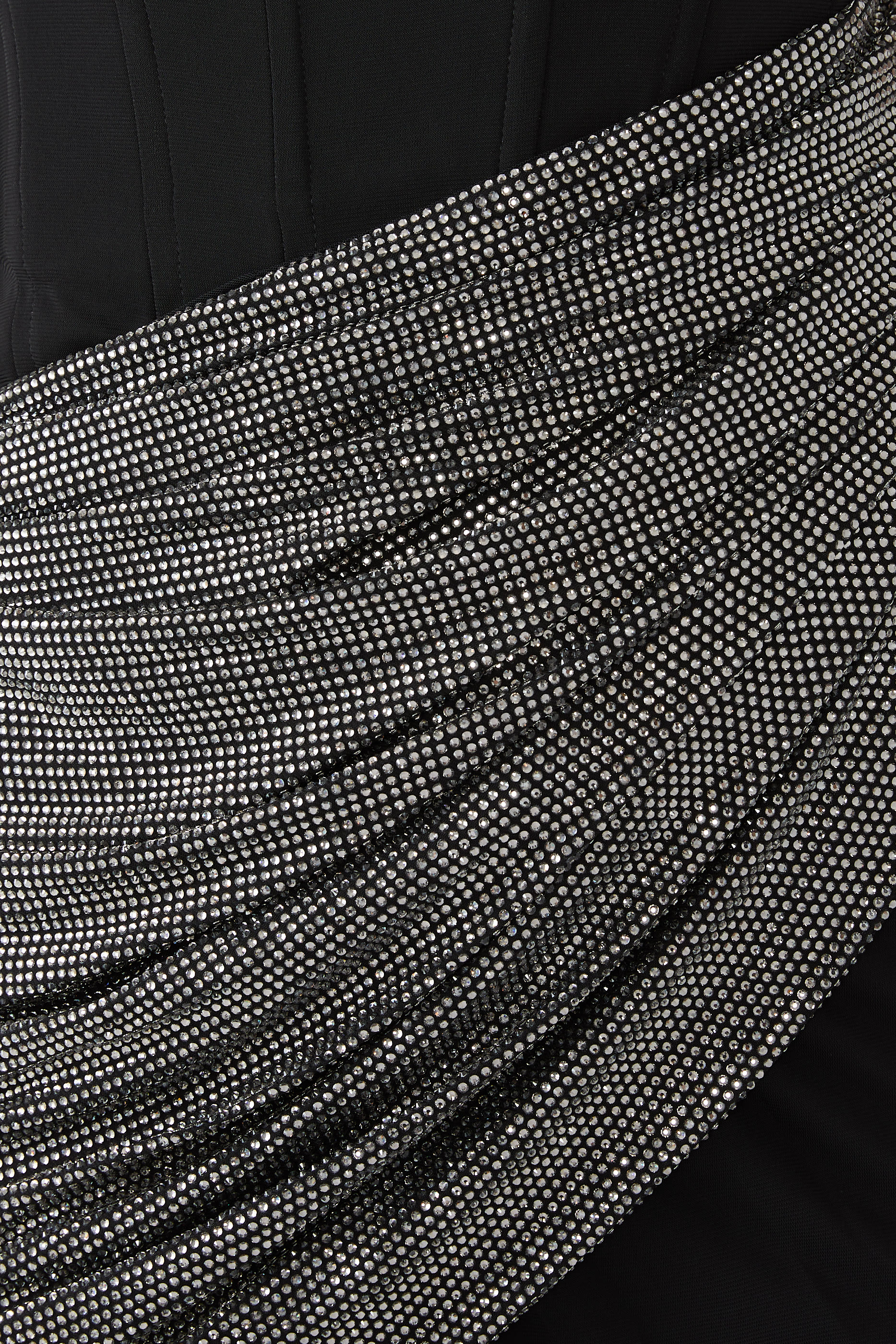 فستان قصير بكريستال