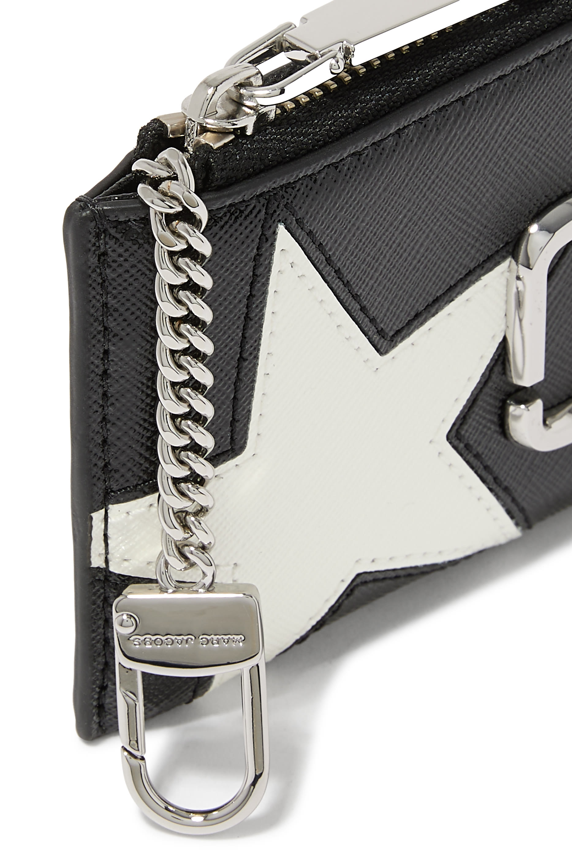 محفظة متعددة الأقسام بسحاب علوي برقعة شعار النجمة