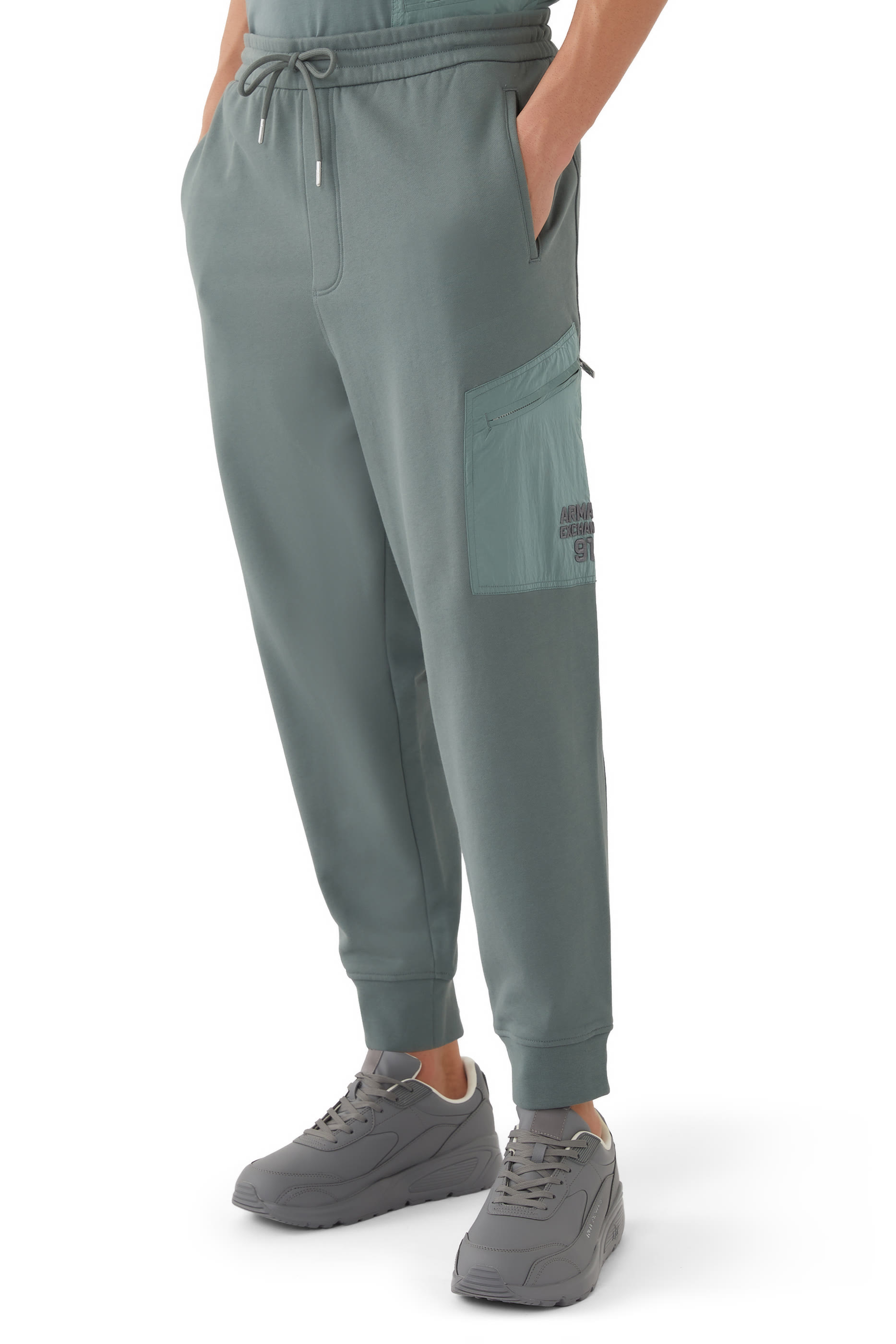 بنطال رياضي قطن بجيب بسحاب