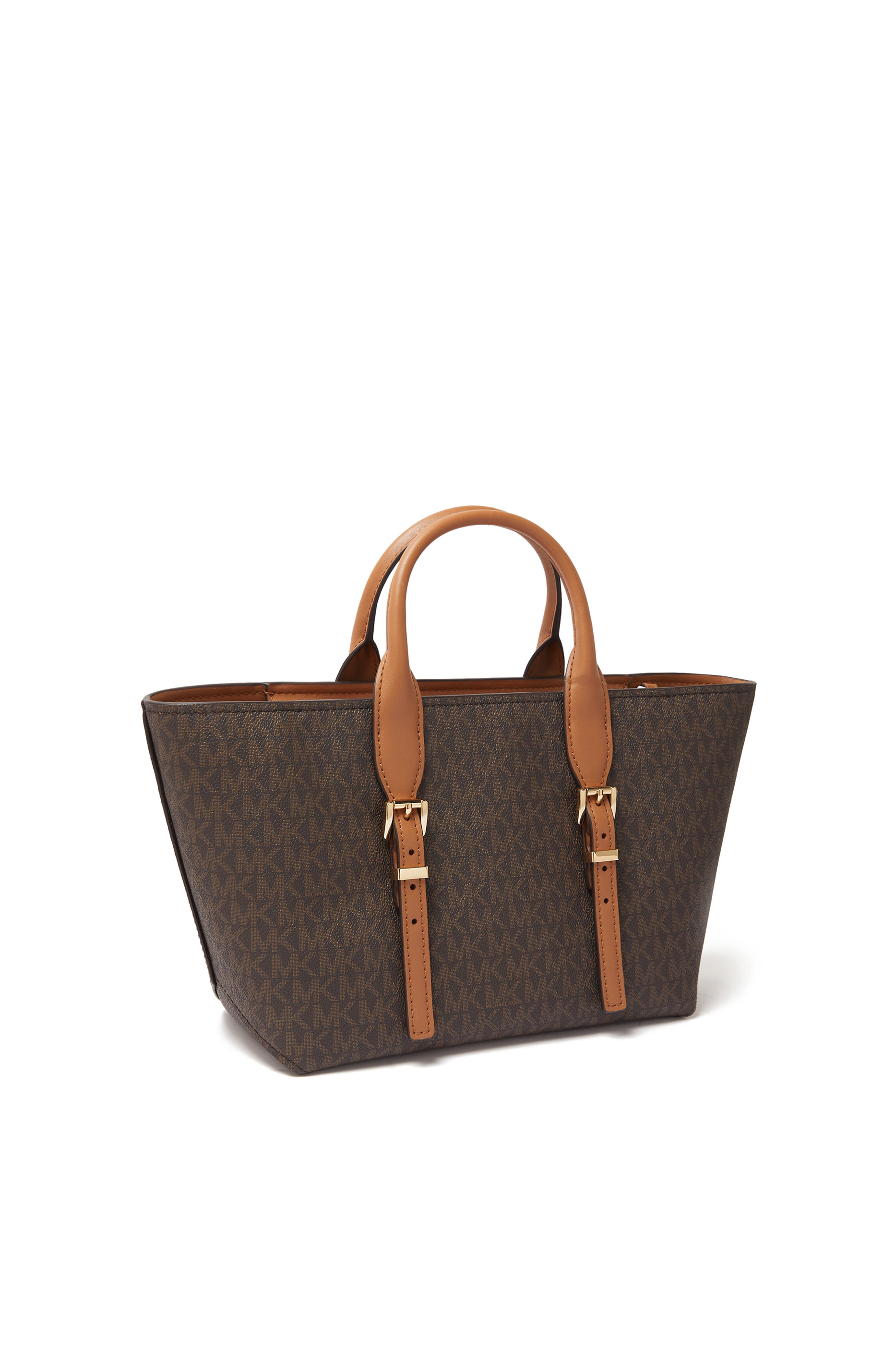 حقيبة يد موري صغيرة قماش قنب بطلاء شعار الماركة