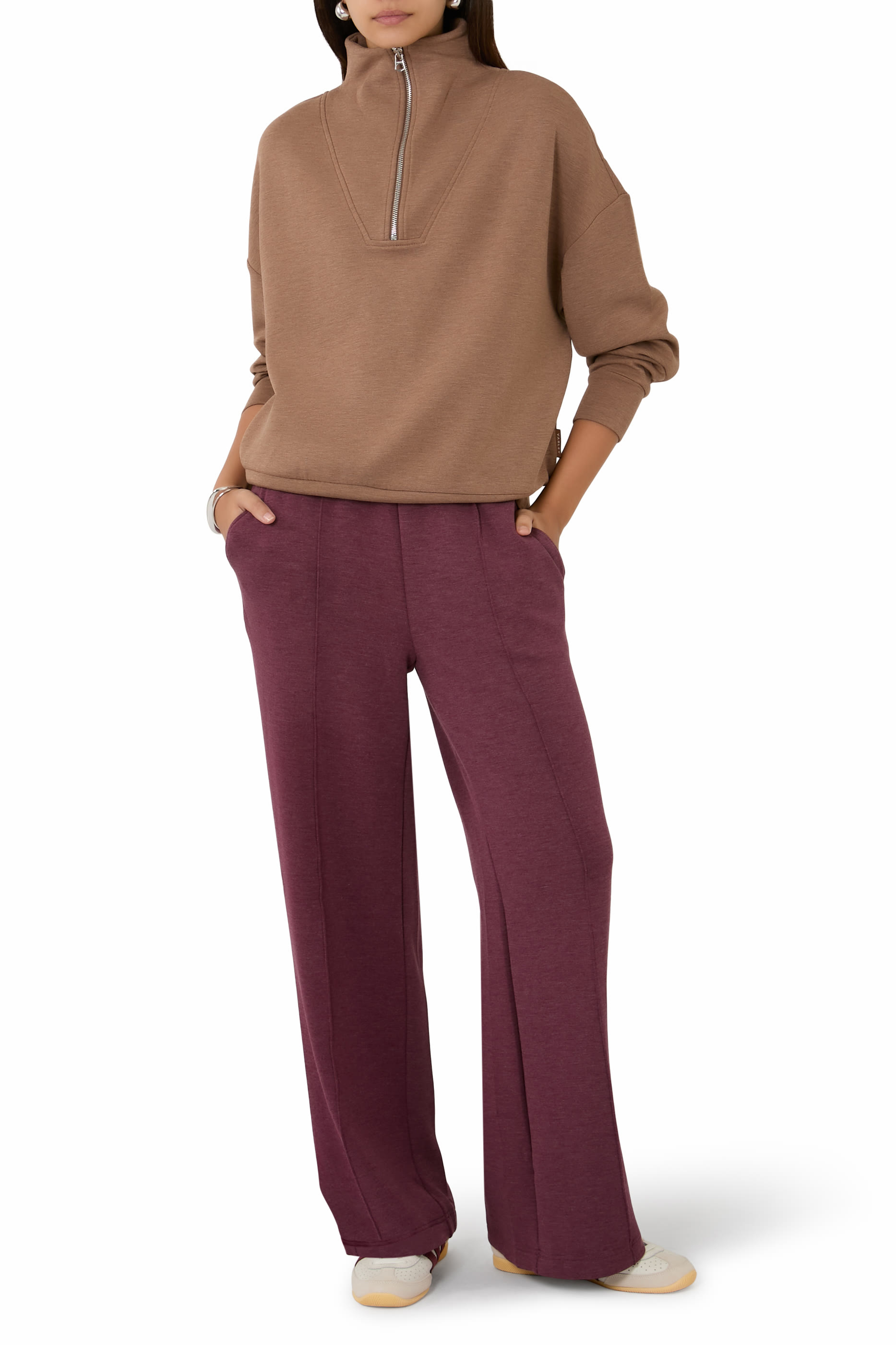 بنطال بقصة ساق واسعة 30 بوصة