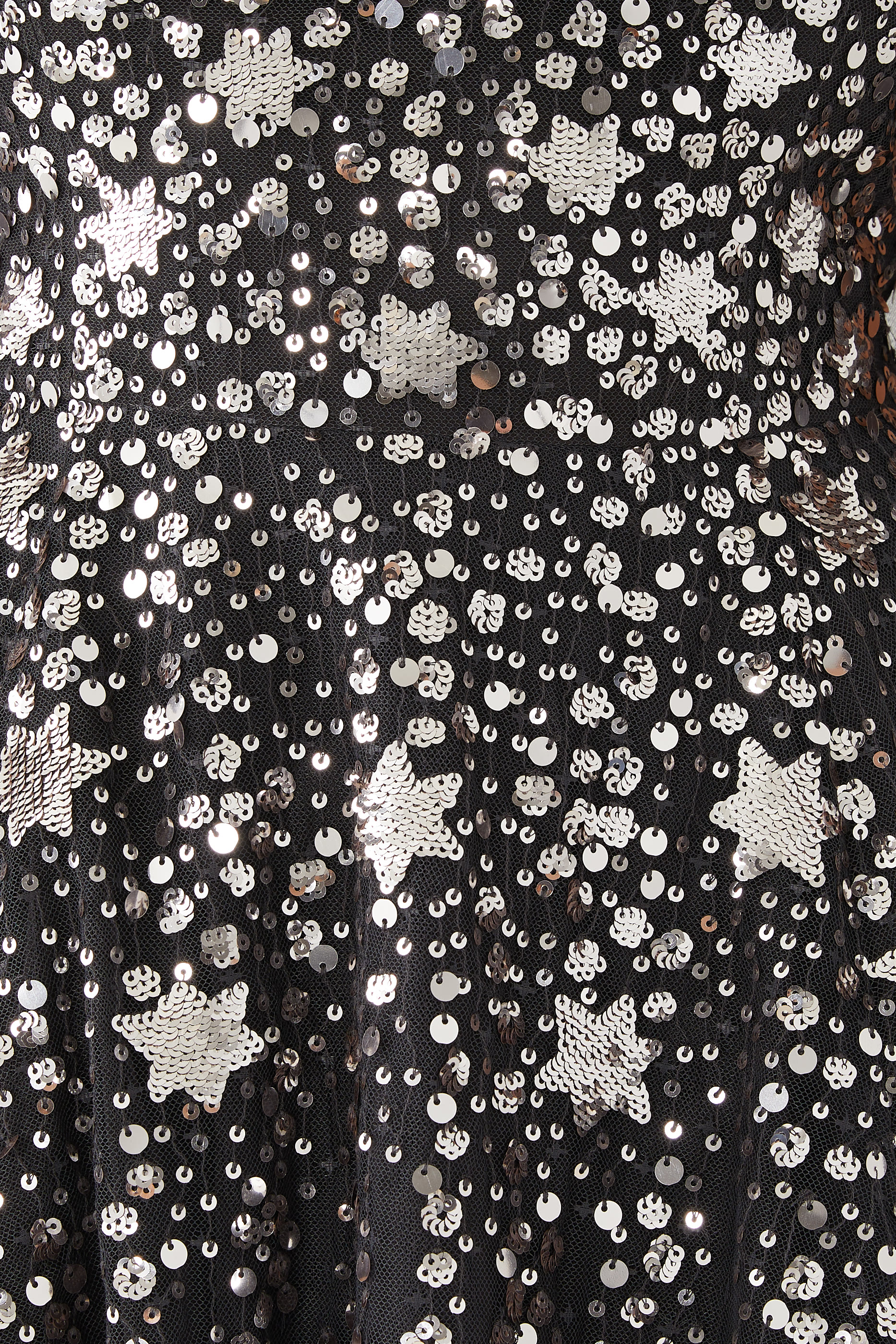 فستان مايكرو قصير بكاب ونقشة نجوم