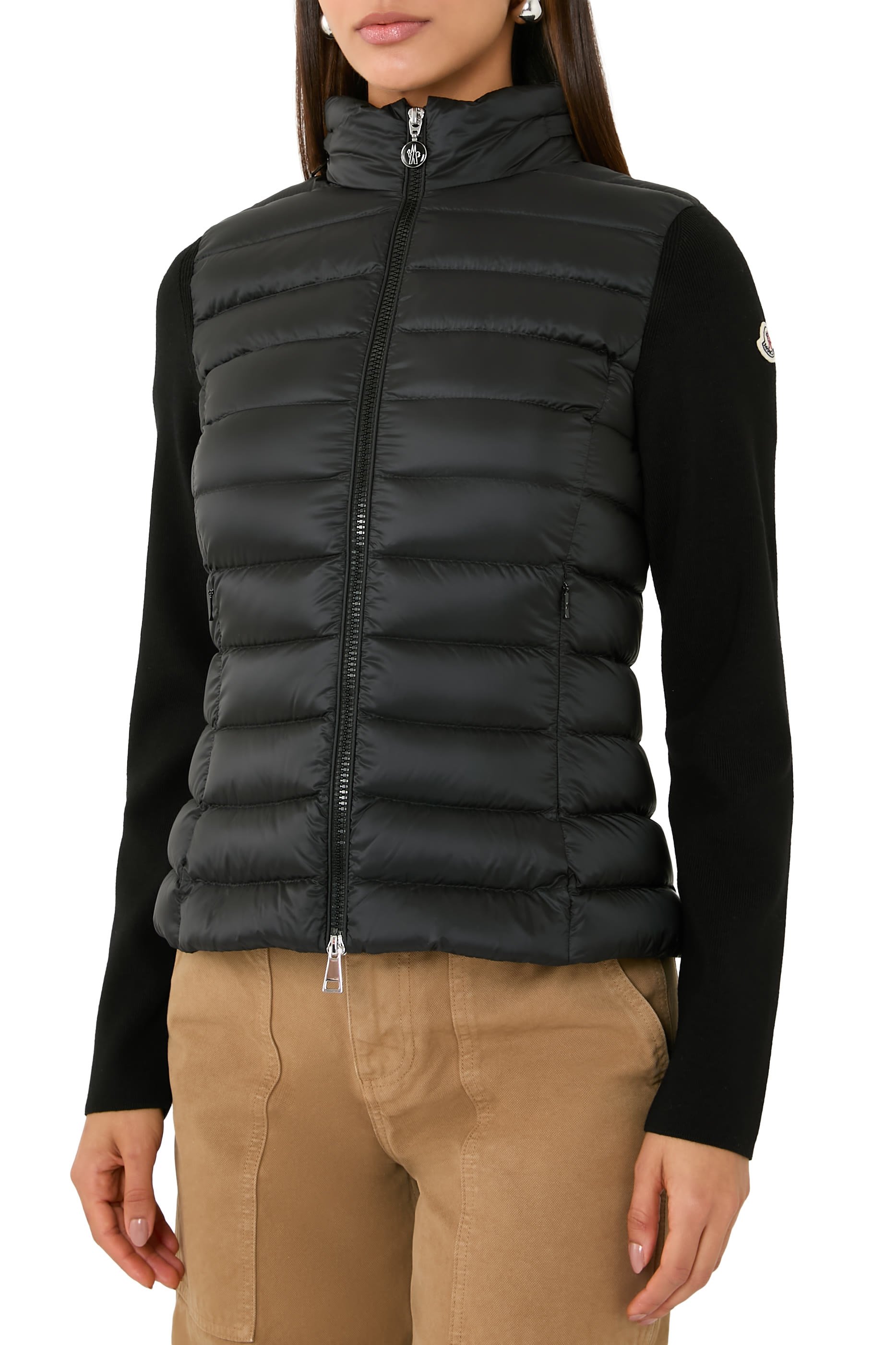 كارديجان مبطن بسحاب صوف