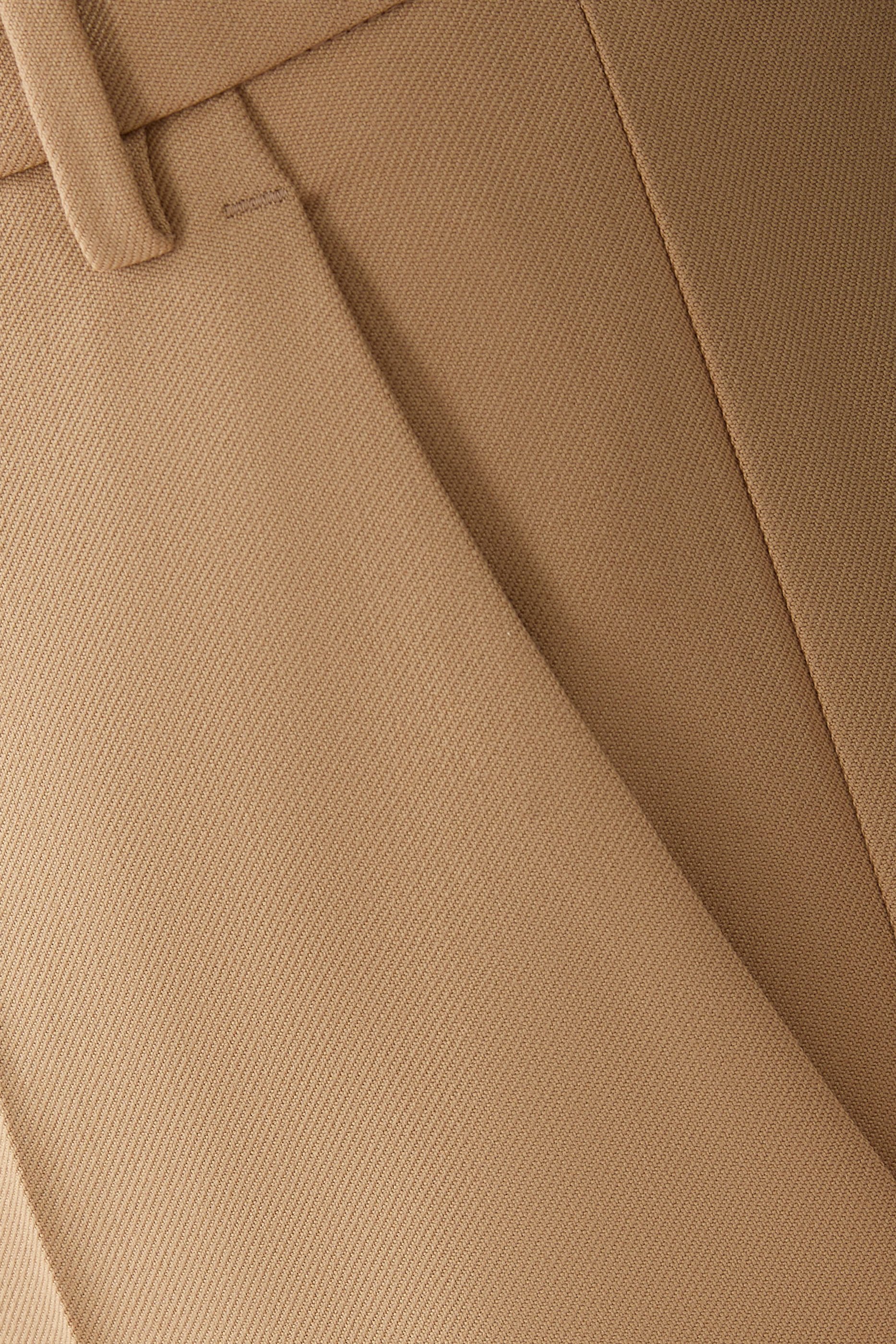 بنطال بقصة ساق مستقيمة صوف