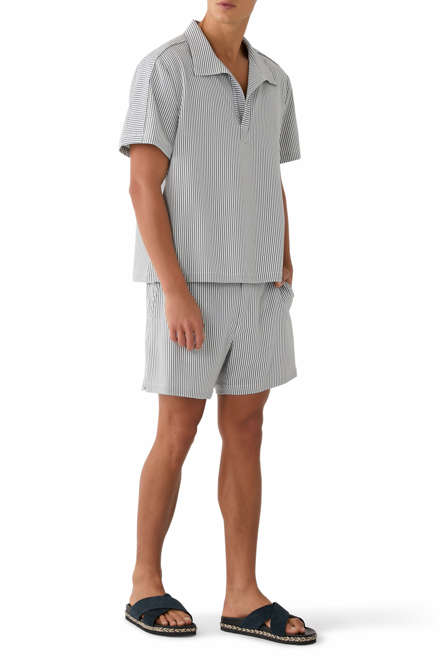 شورت سباحة ميدنايت مخطط