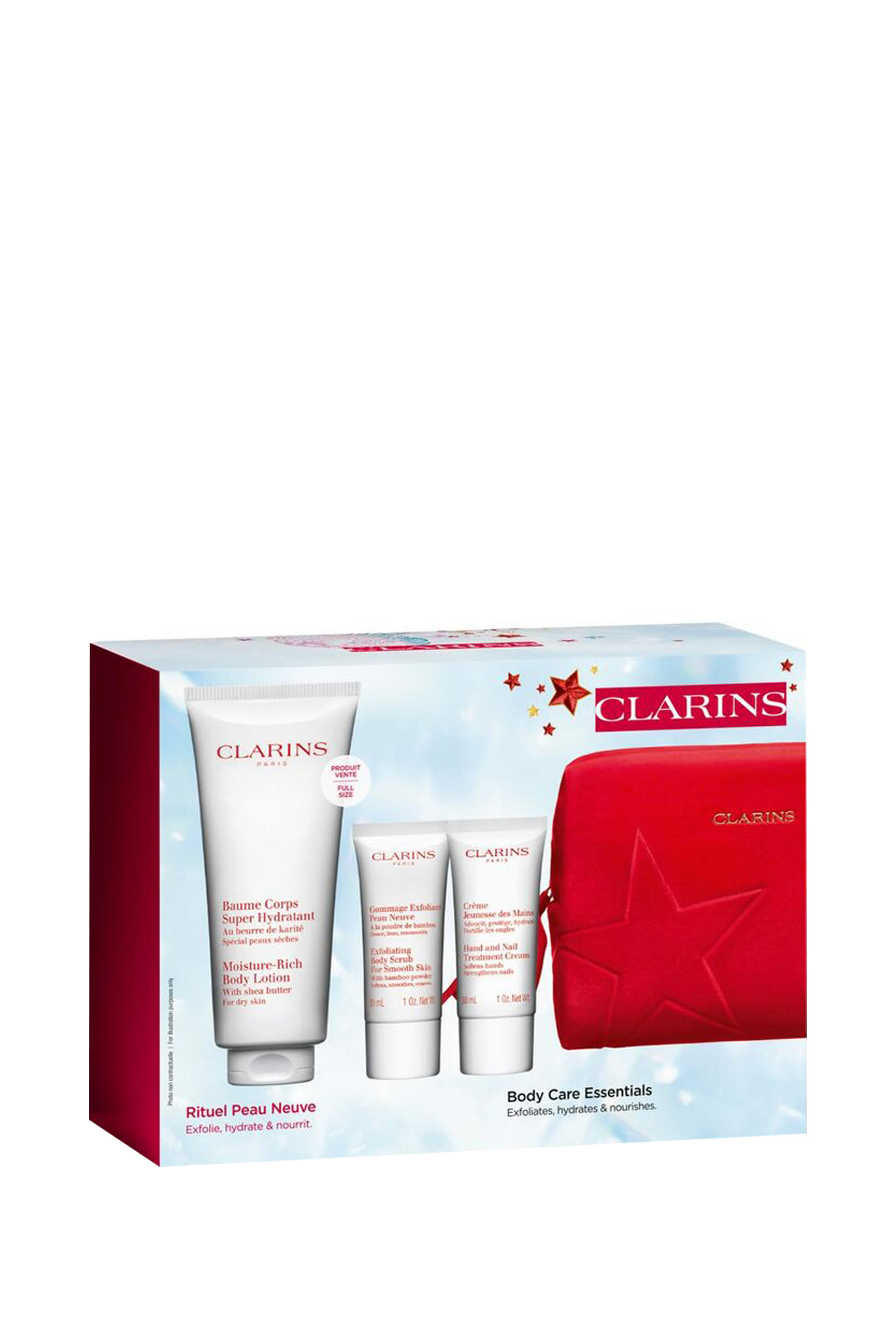 مجموعة أساسية للعناية بالجسم