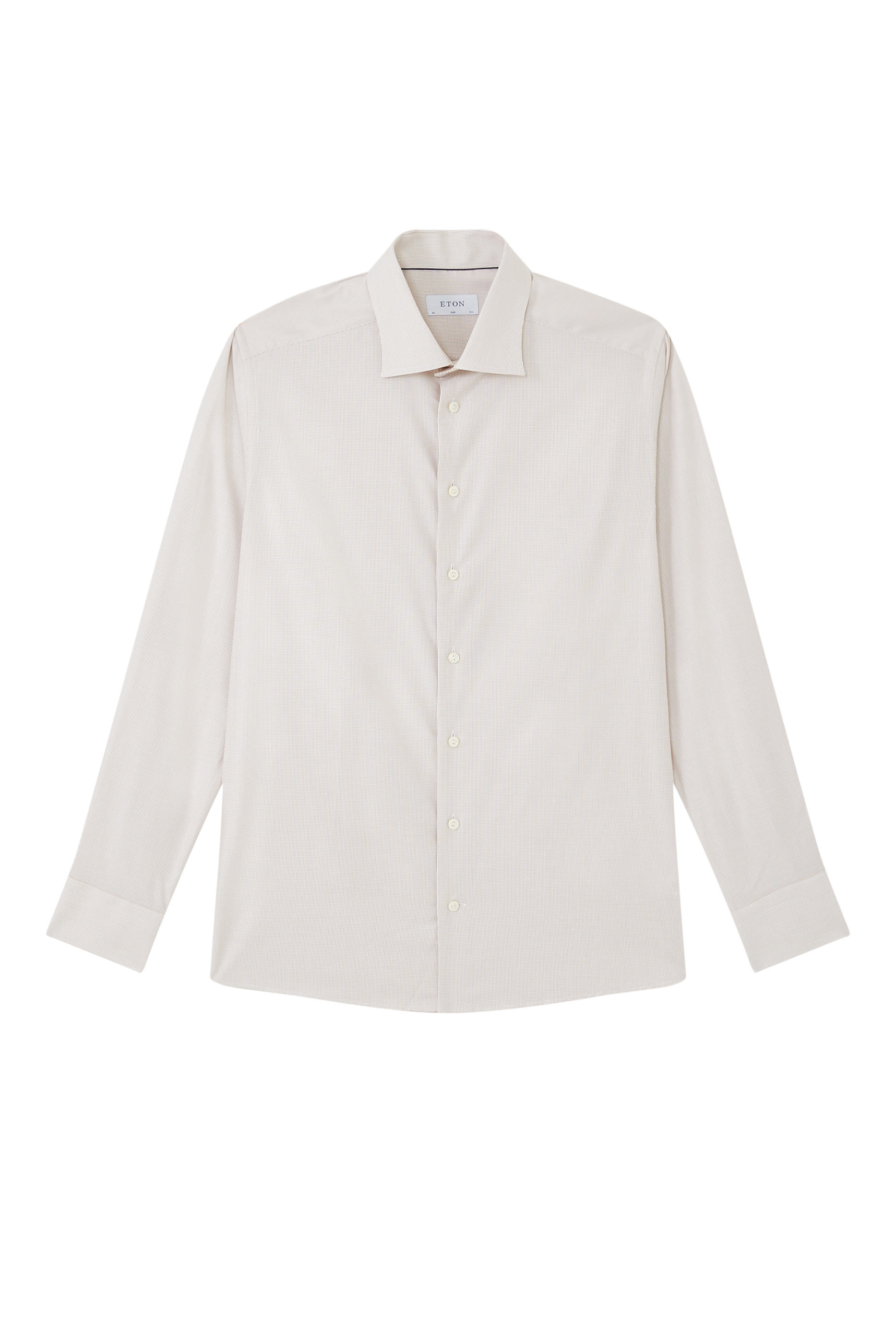 قميص قطن شبه سادة وتينسيل لايوسيل