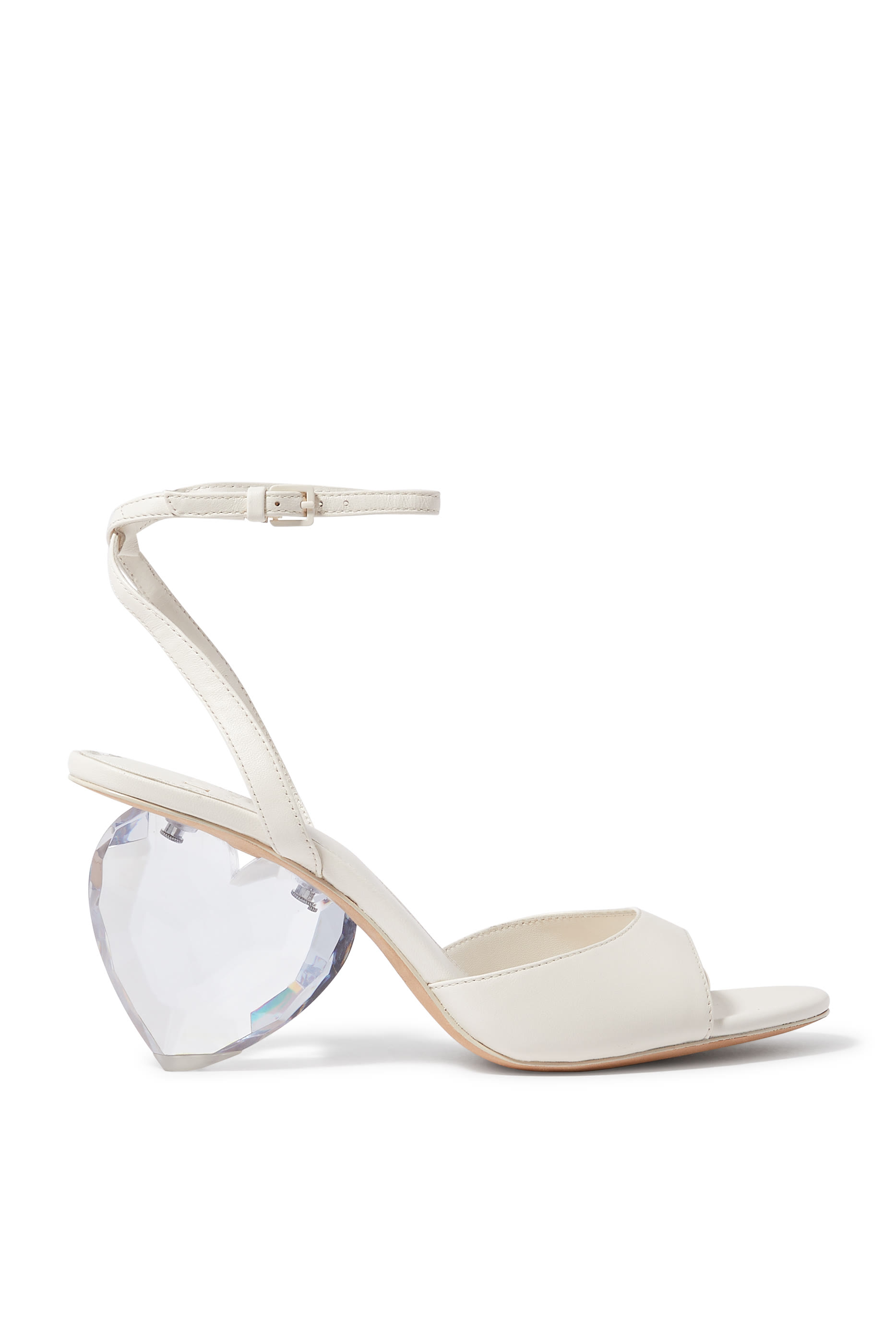 صندل بكعب بتصميم قلب 80