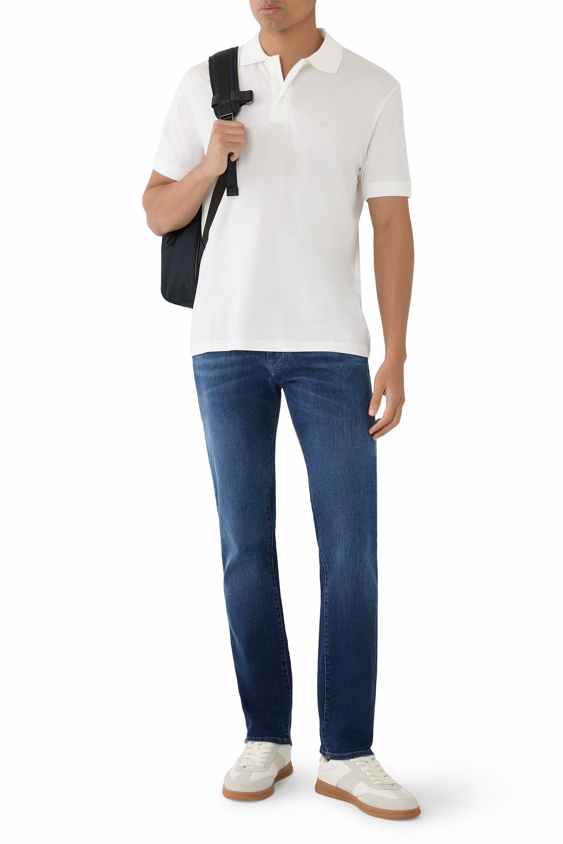 بنطال بقصة مستقيمة دنيم