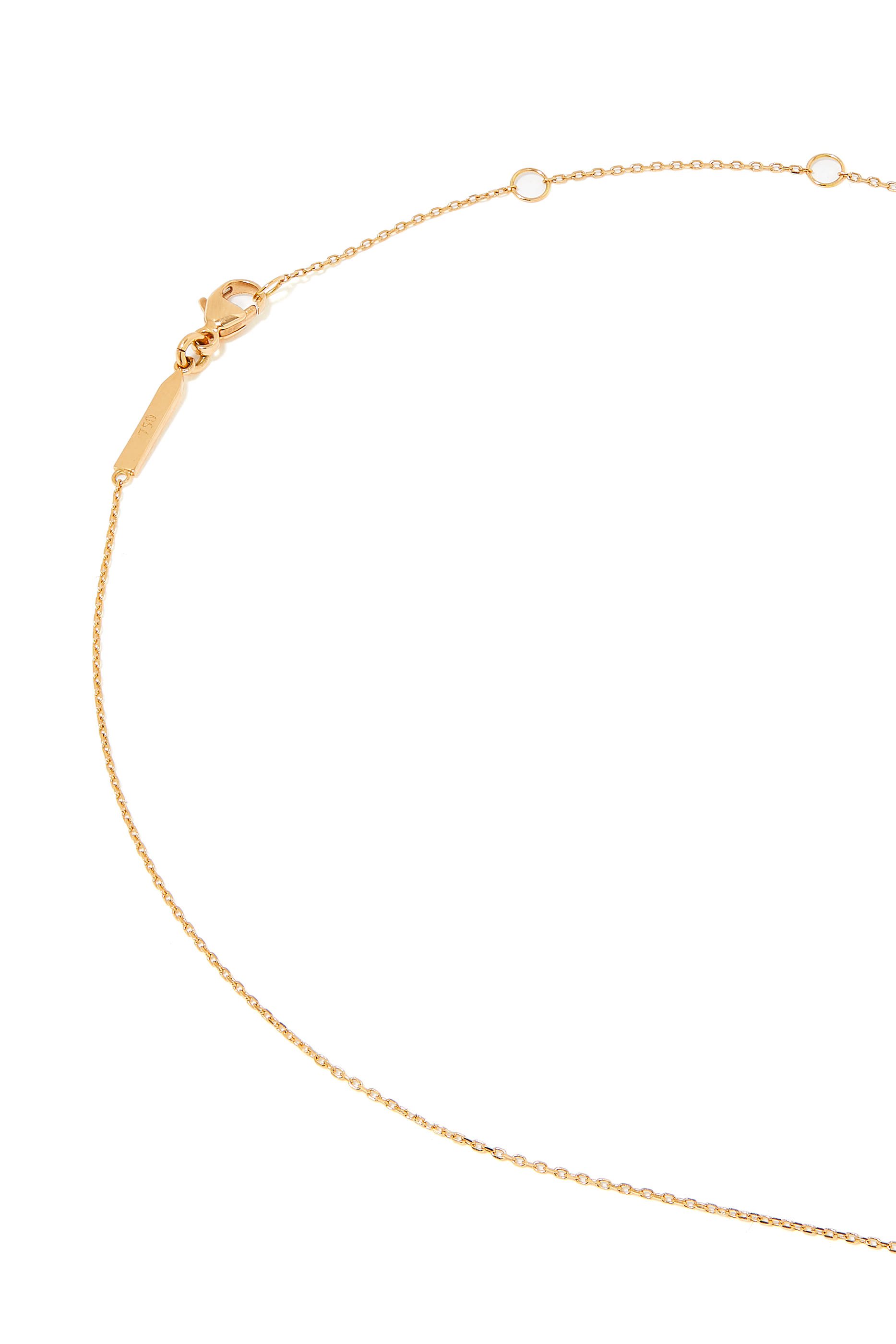 قلادة بدلاية بتصميم قلب بكلمة حب مرصعة بالماس والزمرد ذهب أصفر عيار 18