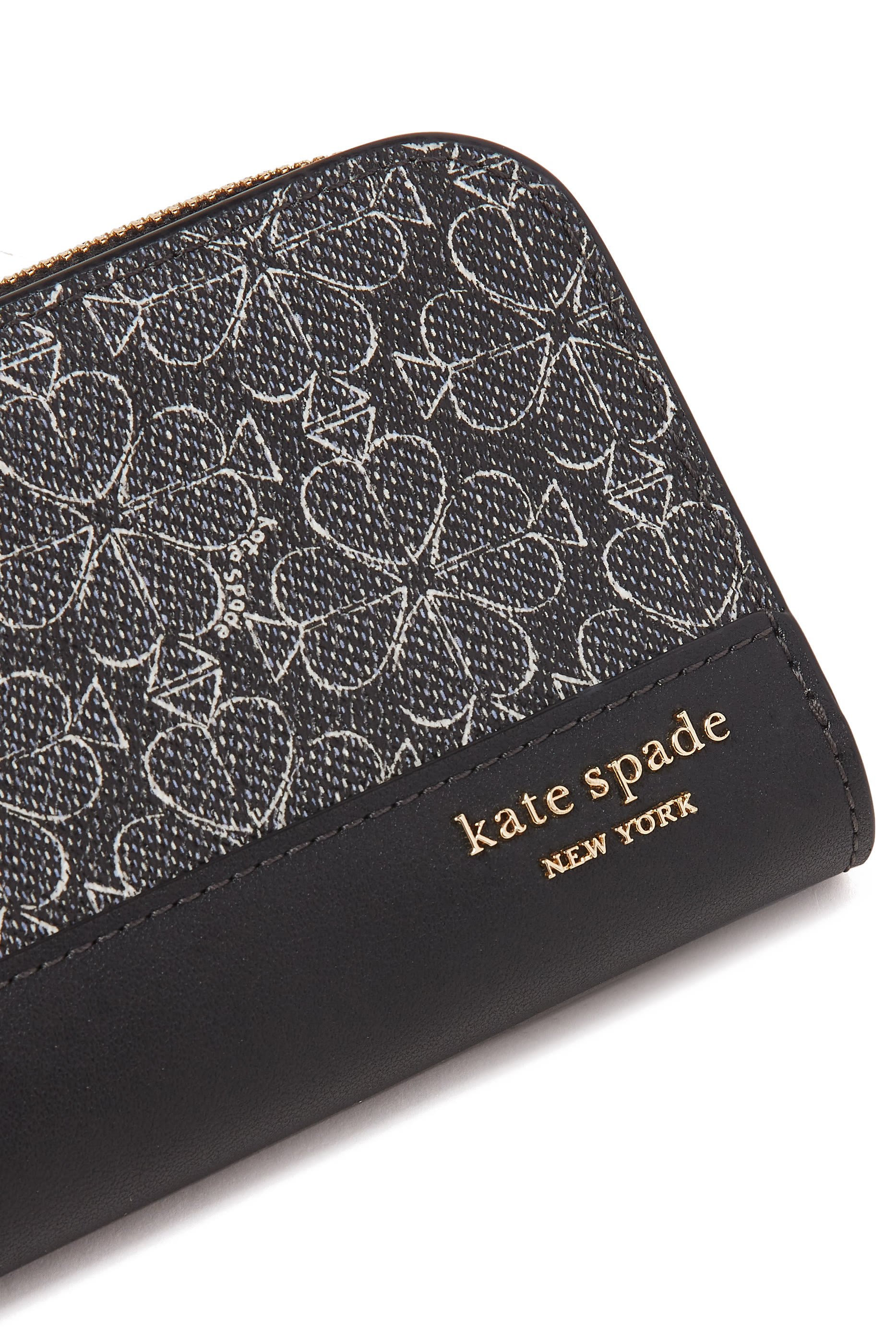 محفظة صغيرة بنقشة زهور وقلوب بستوني