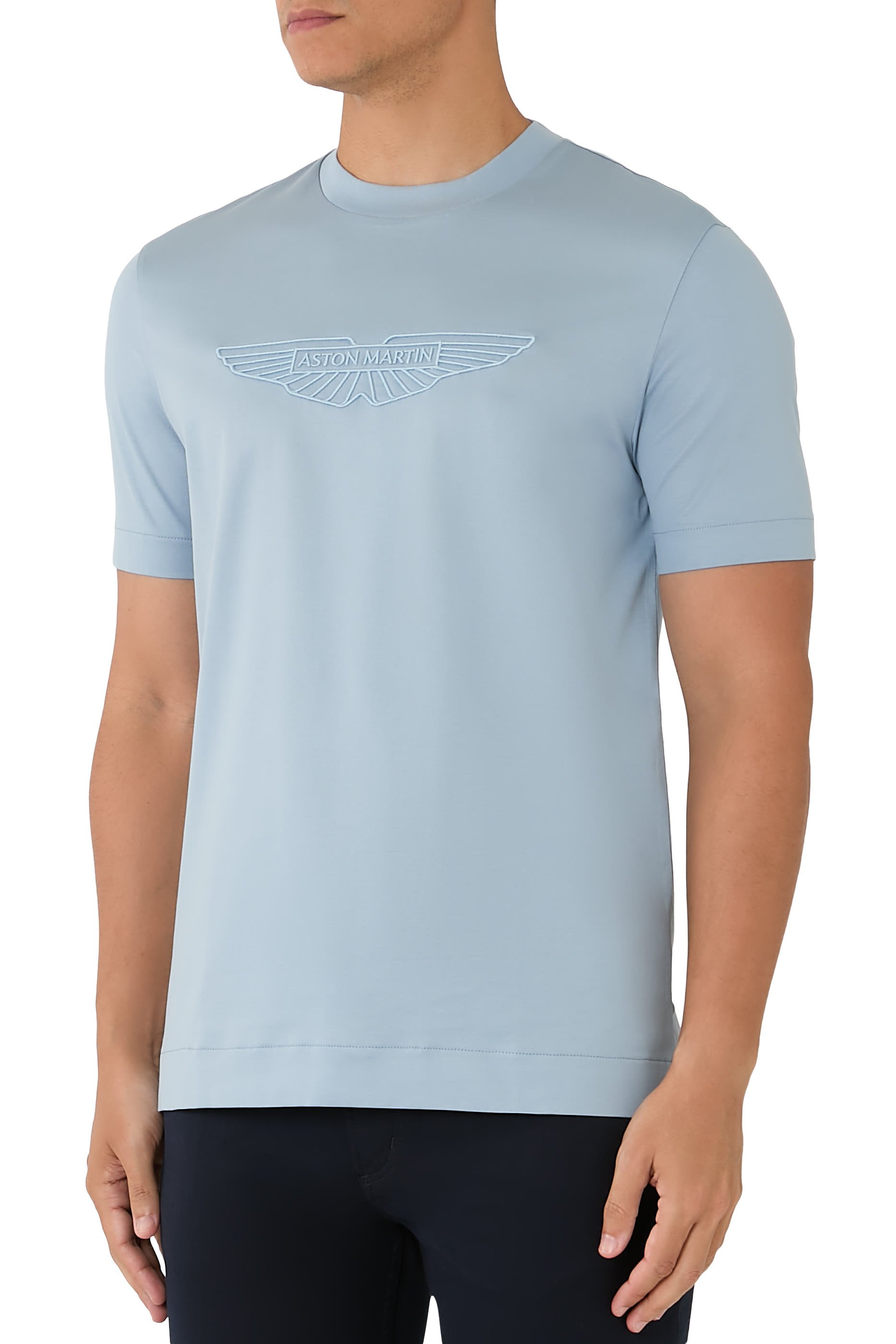 تيشيرت بوس &times; أستون مارتن قطن ممرسر