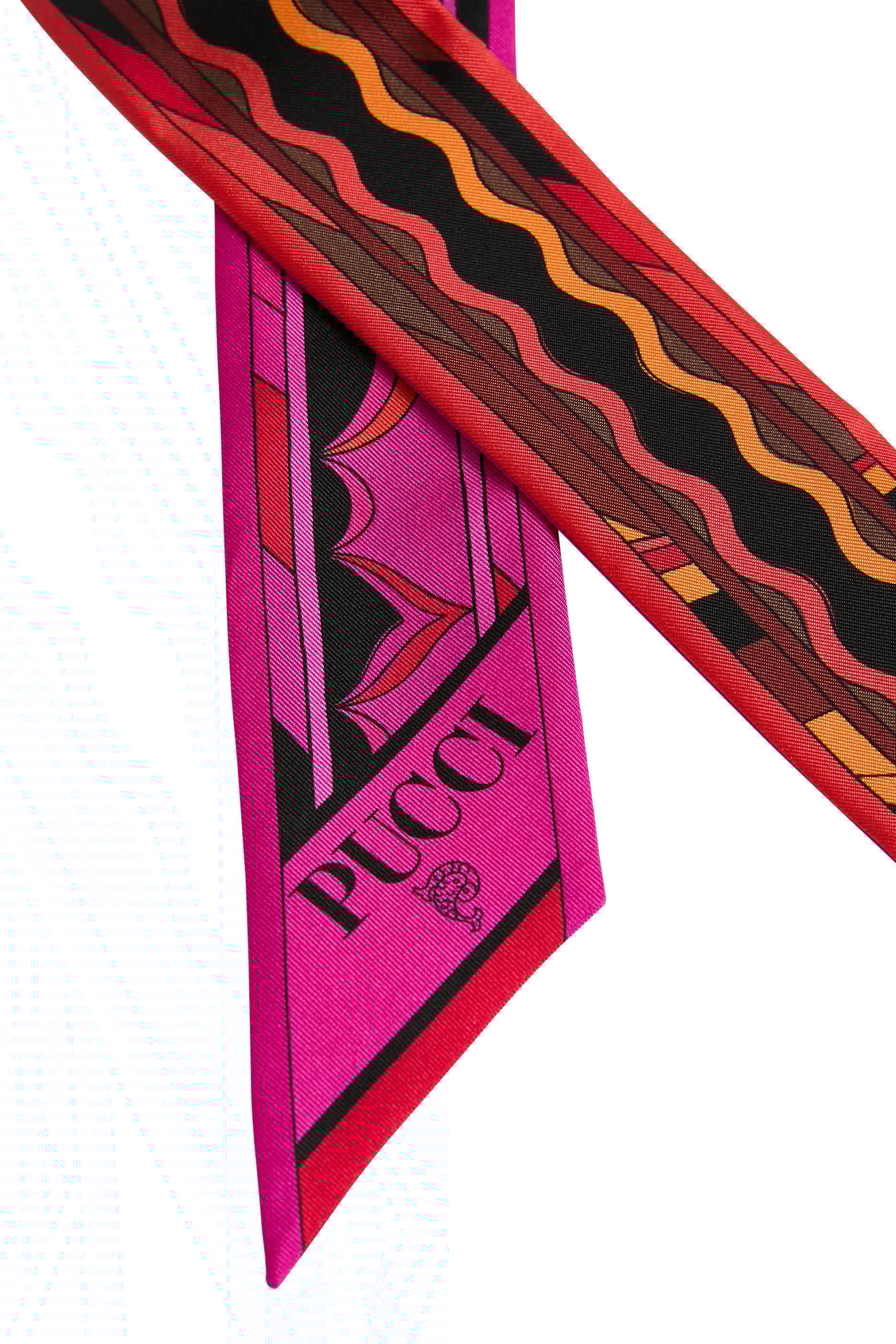 وشاح بنقشة متنوعة حرير تويل