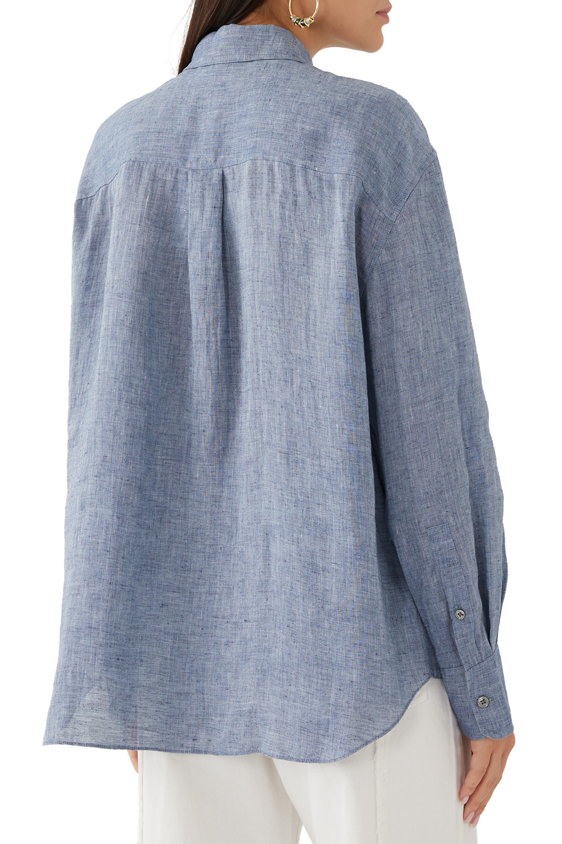 قميص بويفرند قماش قنب