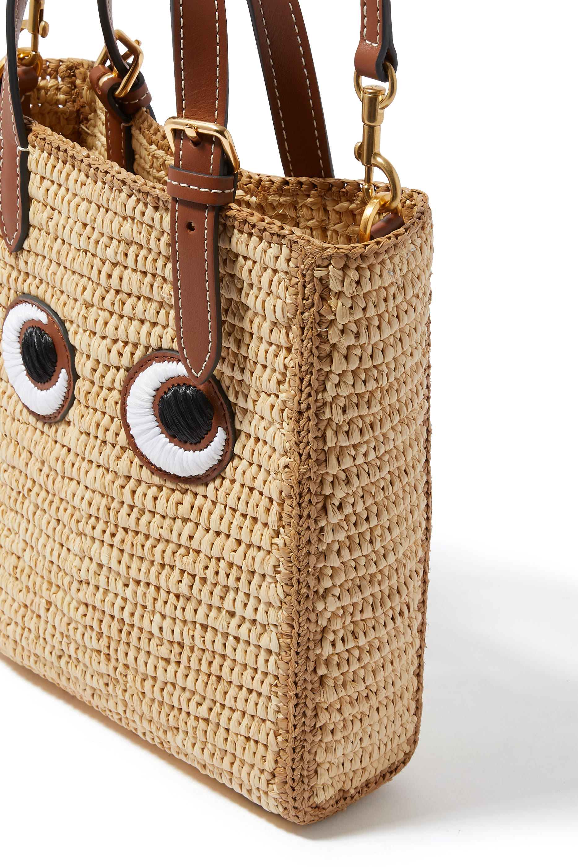 حقيبة يد بايبر صغيرة مزينة بعيون