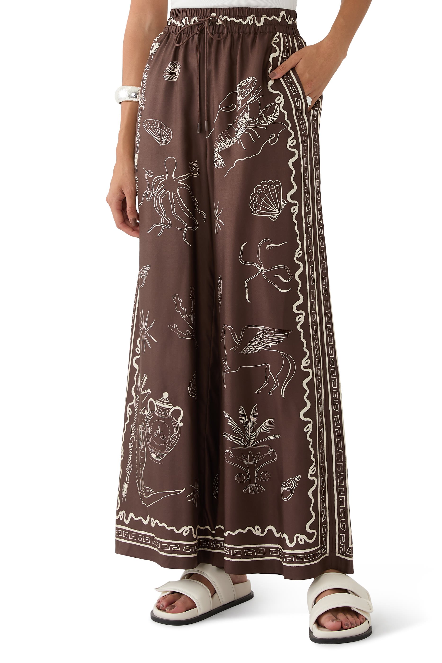 بنطال سامي حرير