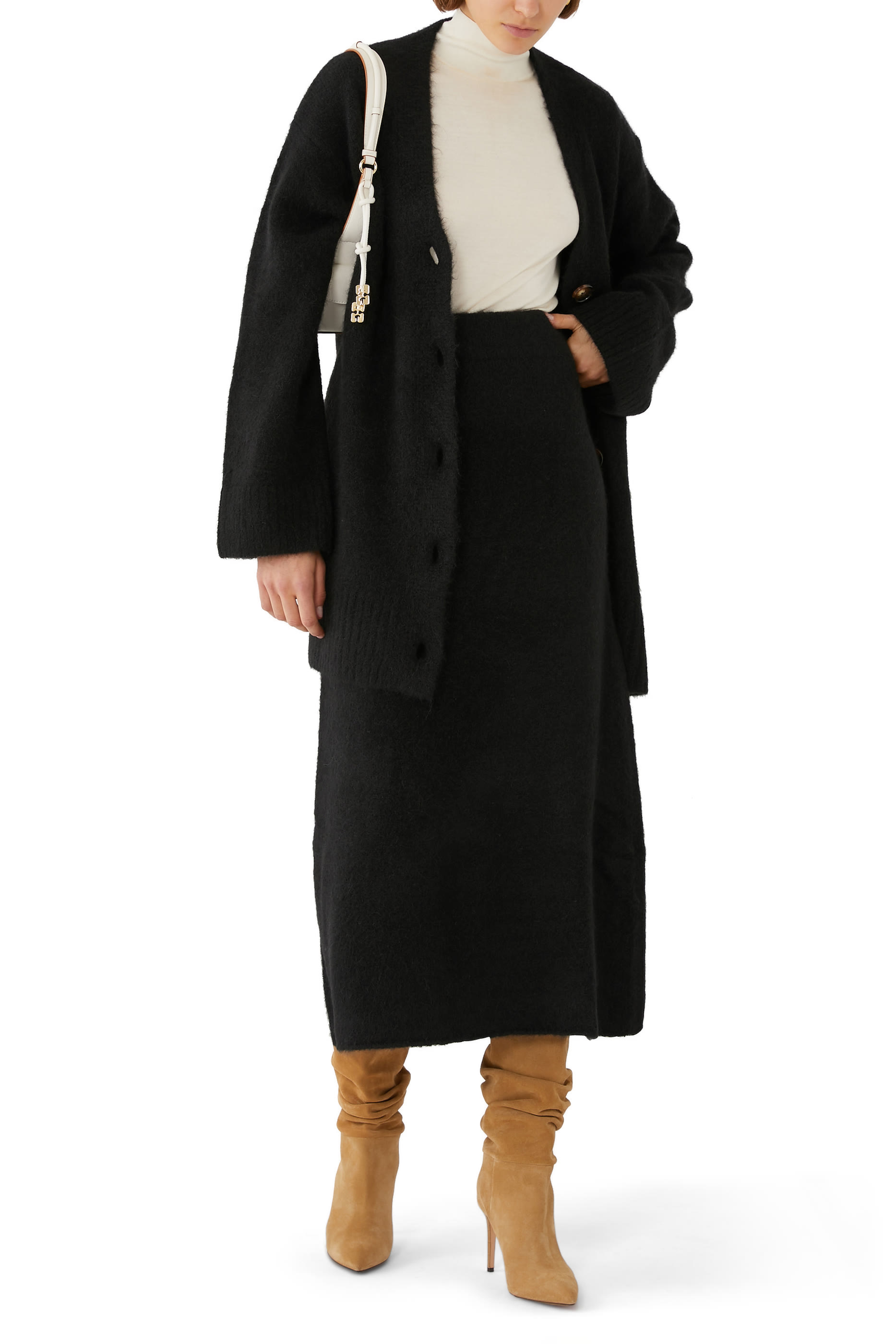 تنورة فيور فلافي منسوجة