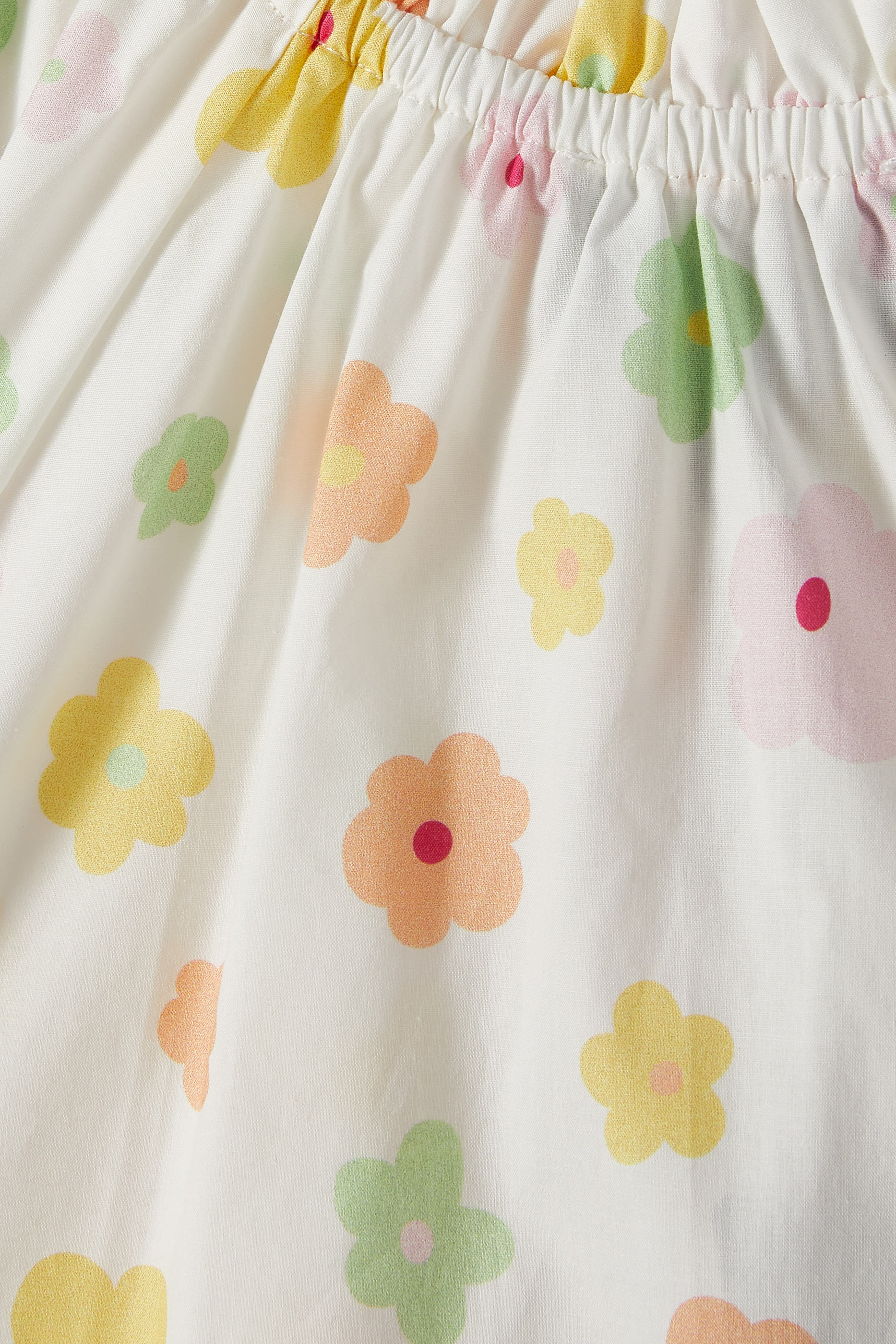 بلوزة مزينة كليا بنقشة زهور للأطفال