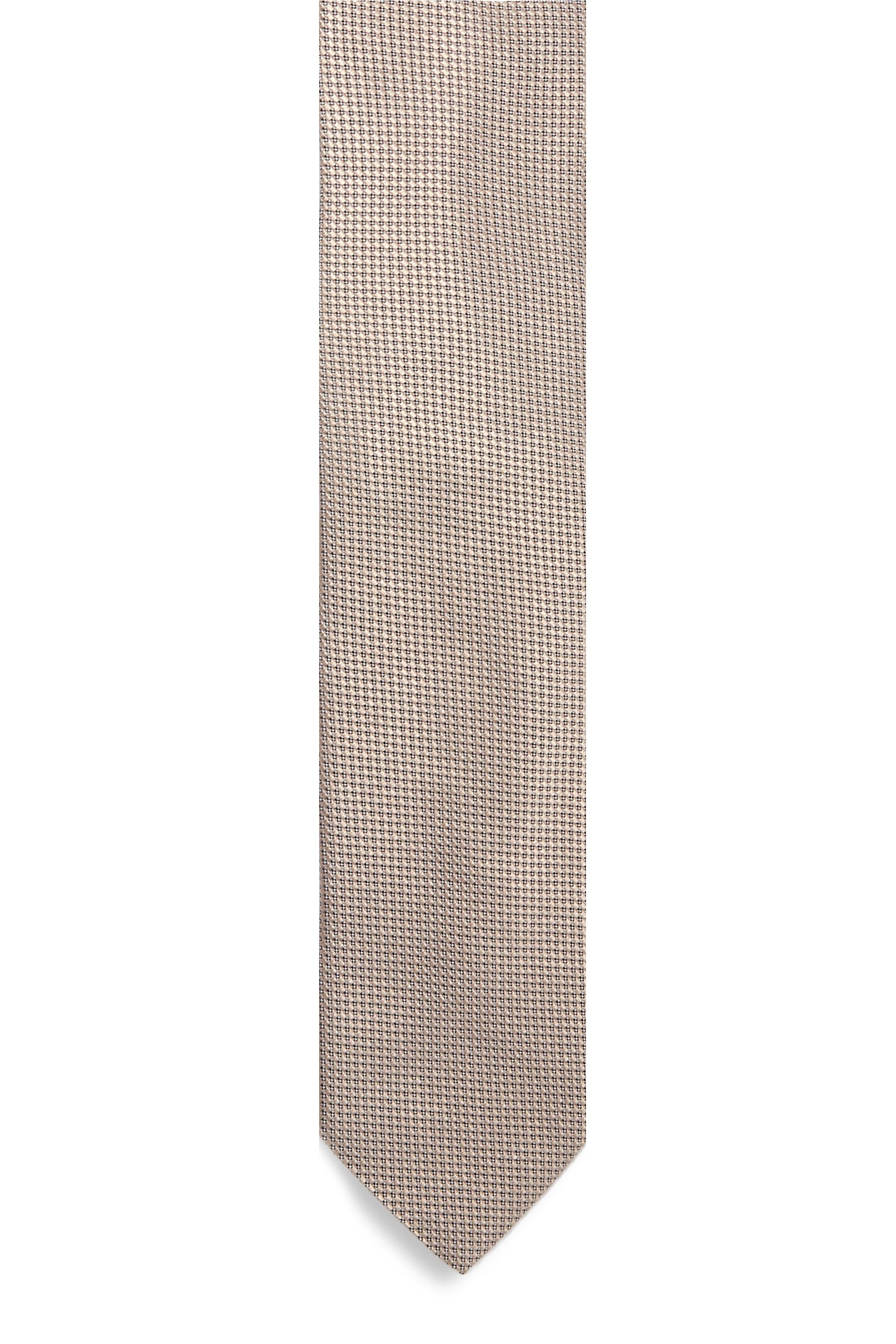 Pin-Dot Woven Silk Tie