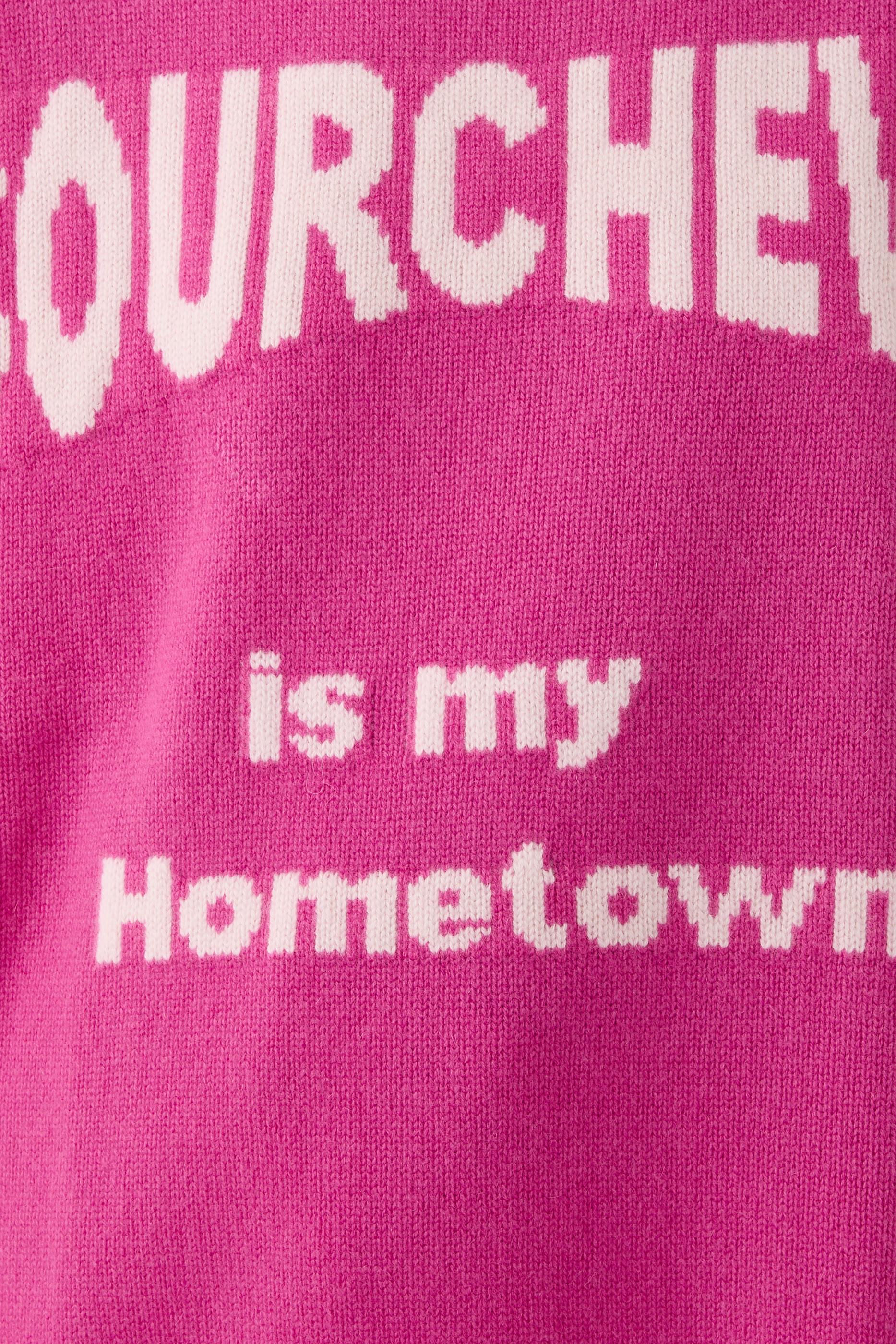 سترة منسوجة بنقشة كورشوفيل ايز ماي هوم تاون