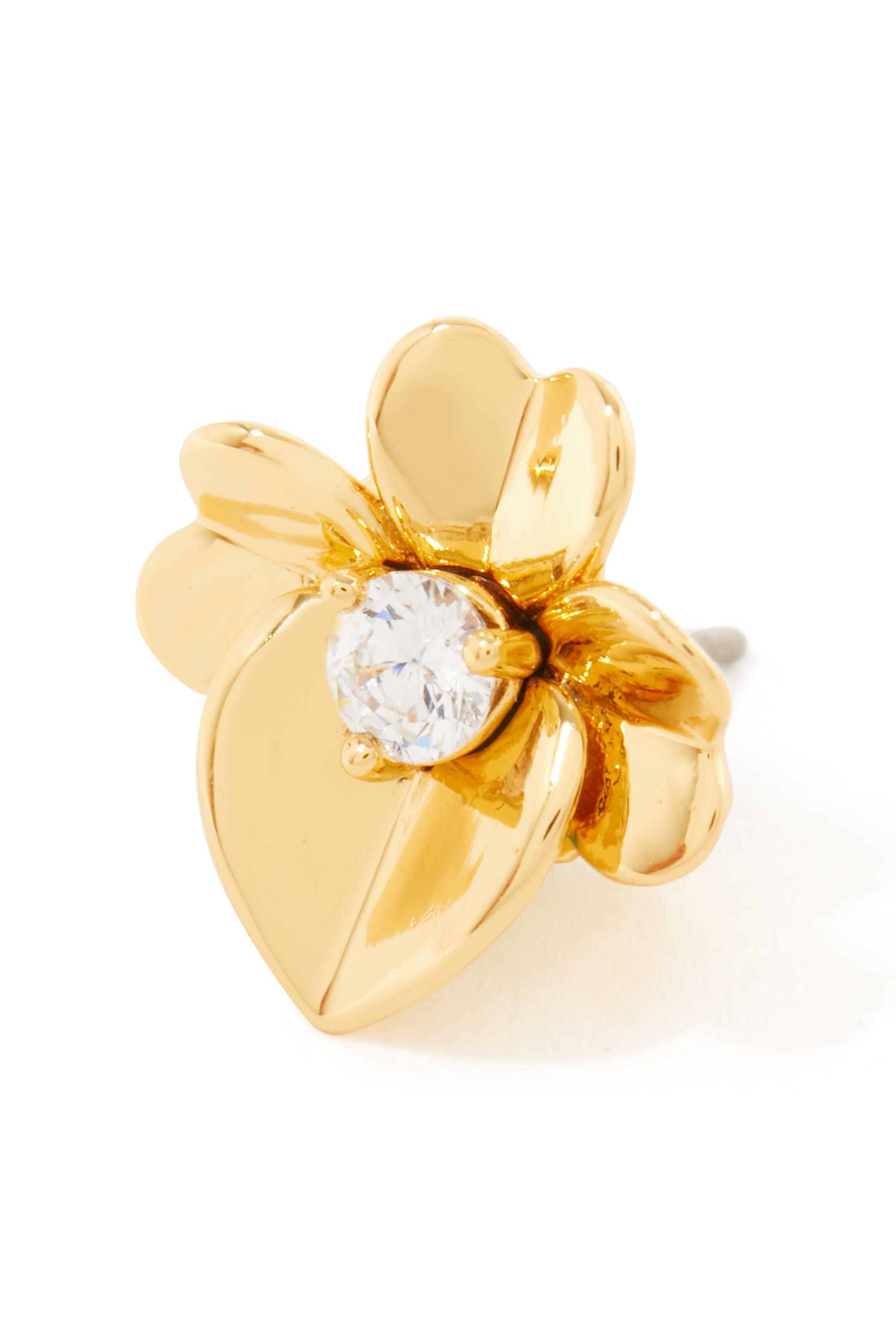 أقراط بريشس بانسي مرصعة أحجار زركونيا مكعبة، مشابك تيتانيوم ومعدن مطلي