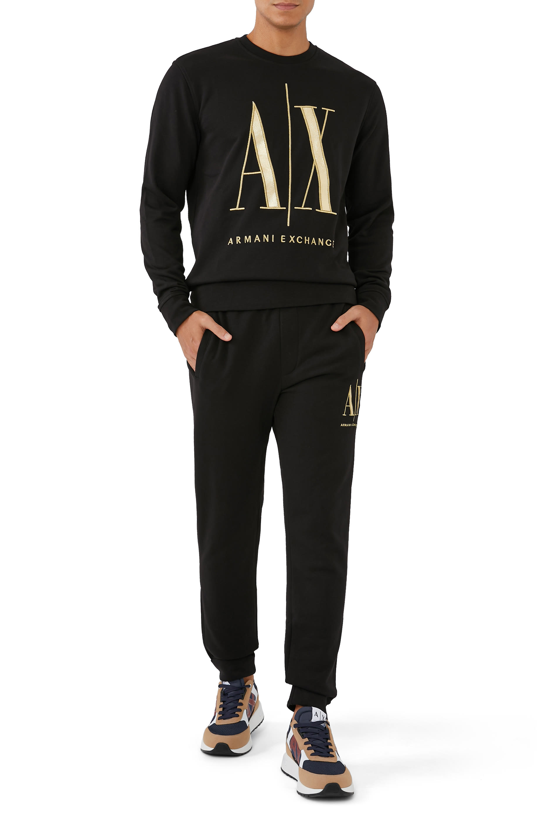 سويت شيرت ايكون بشعار الماركة