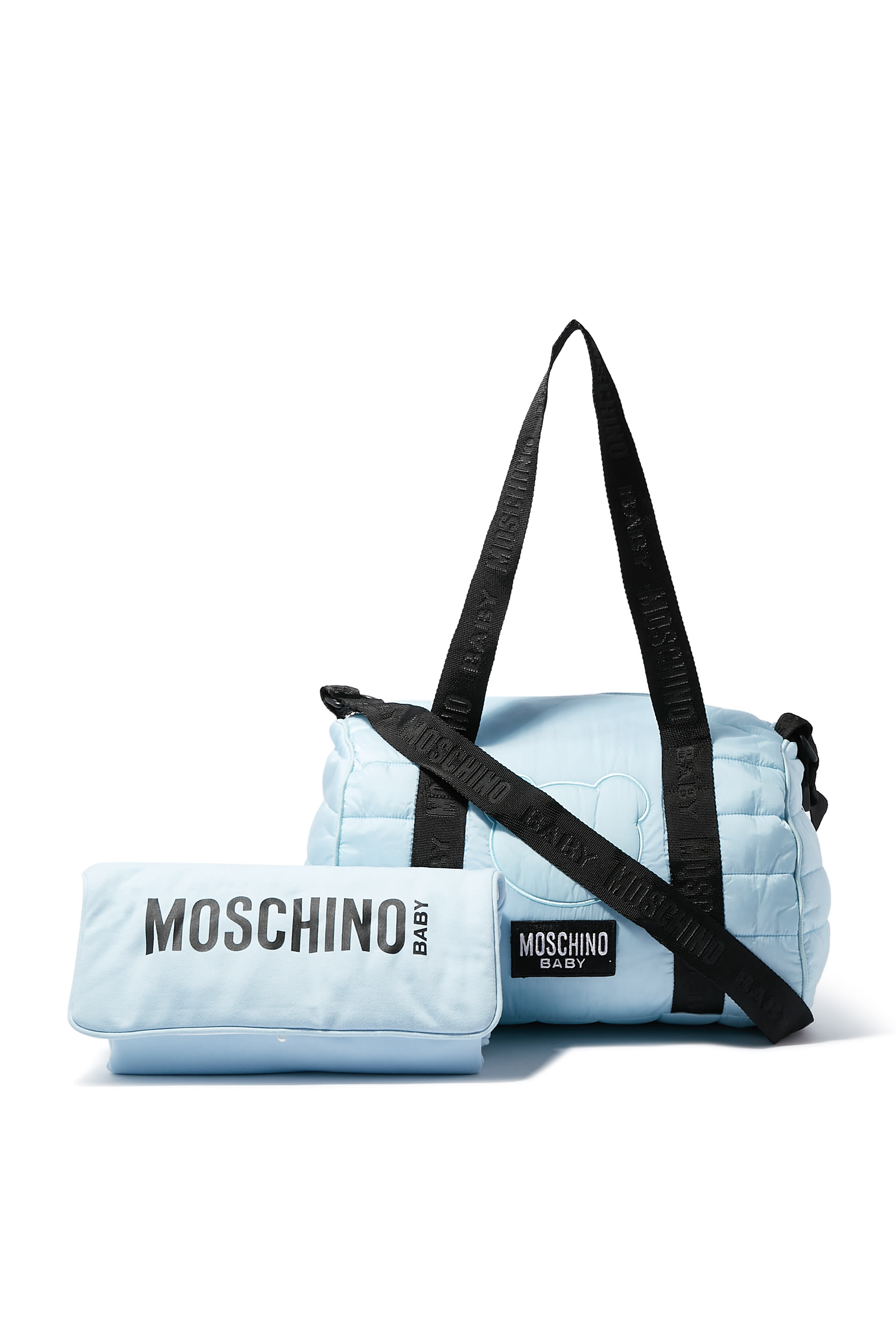 حقيبة مستلزمات أطفال بشعار الماركة نايلون