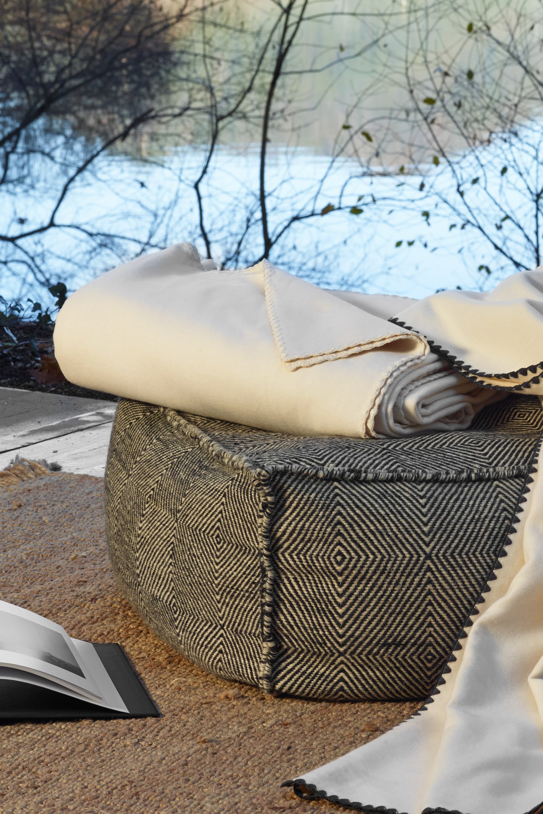 بطانية لويزا قطن