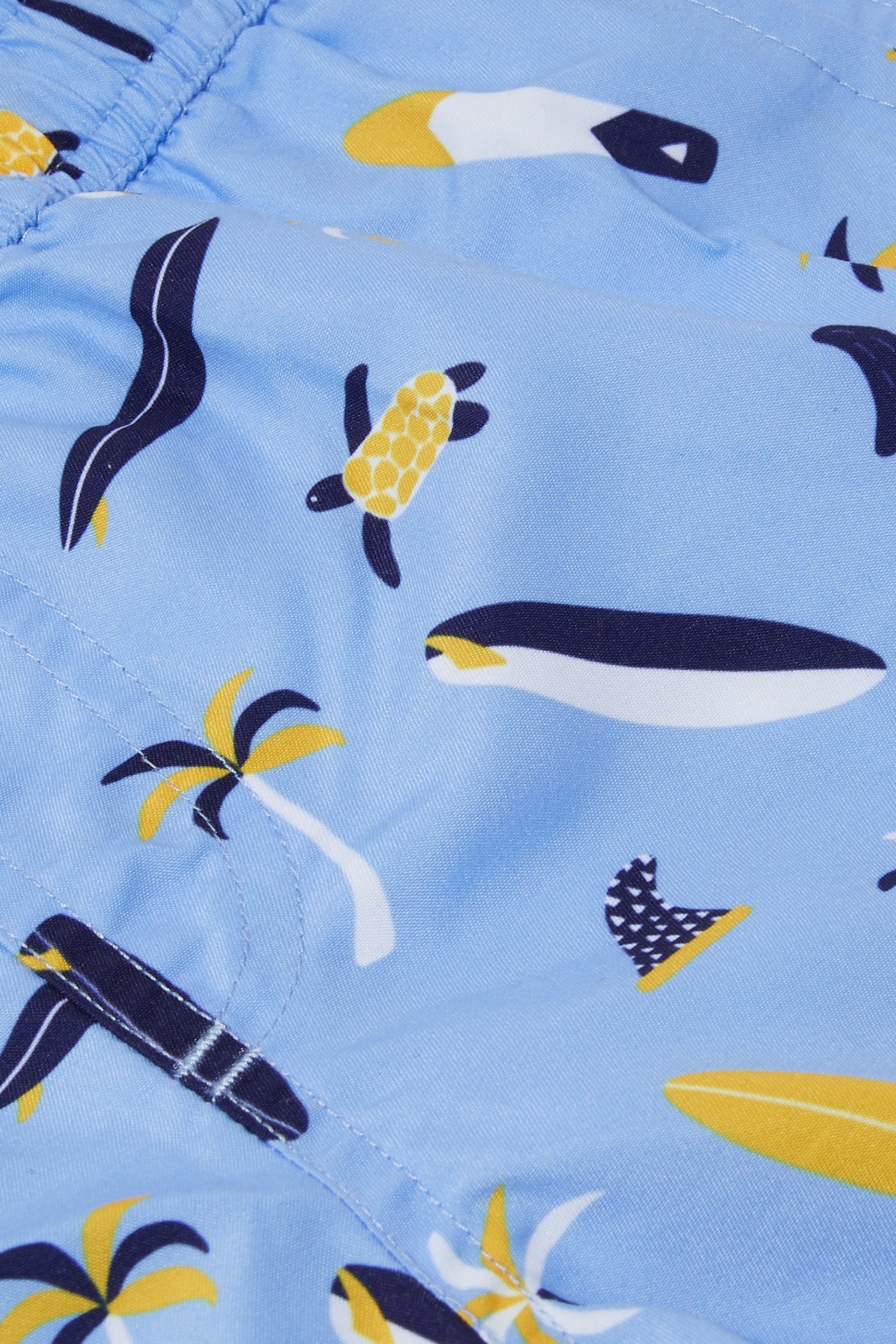 شورت سباحة بطبعة سلحفاة للأطفال