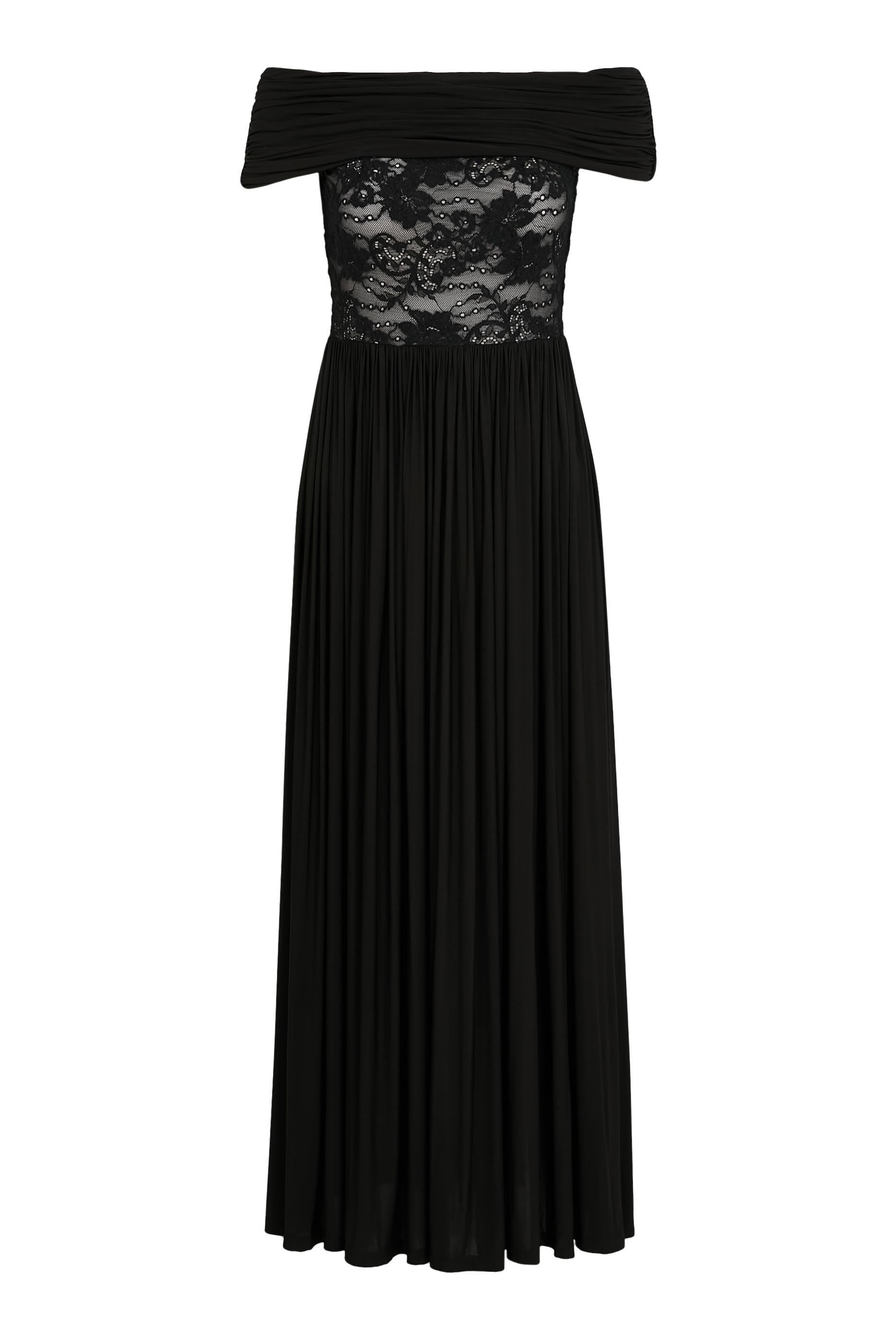 Stretch Lace & Jersey Dress 