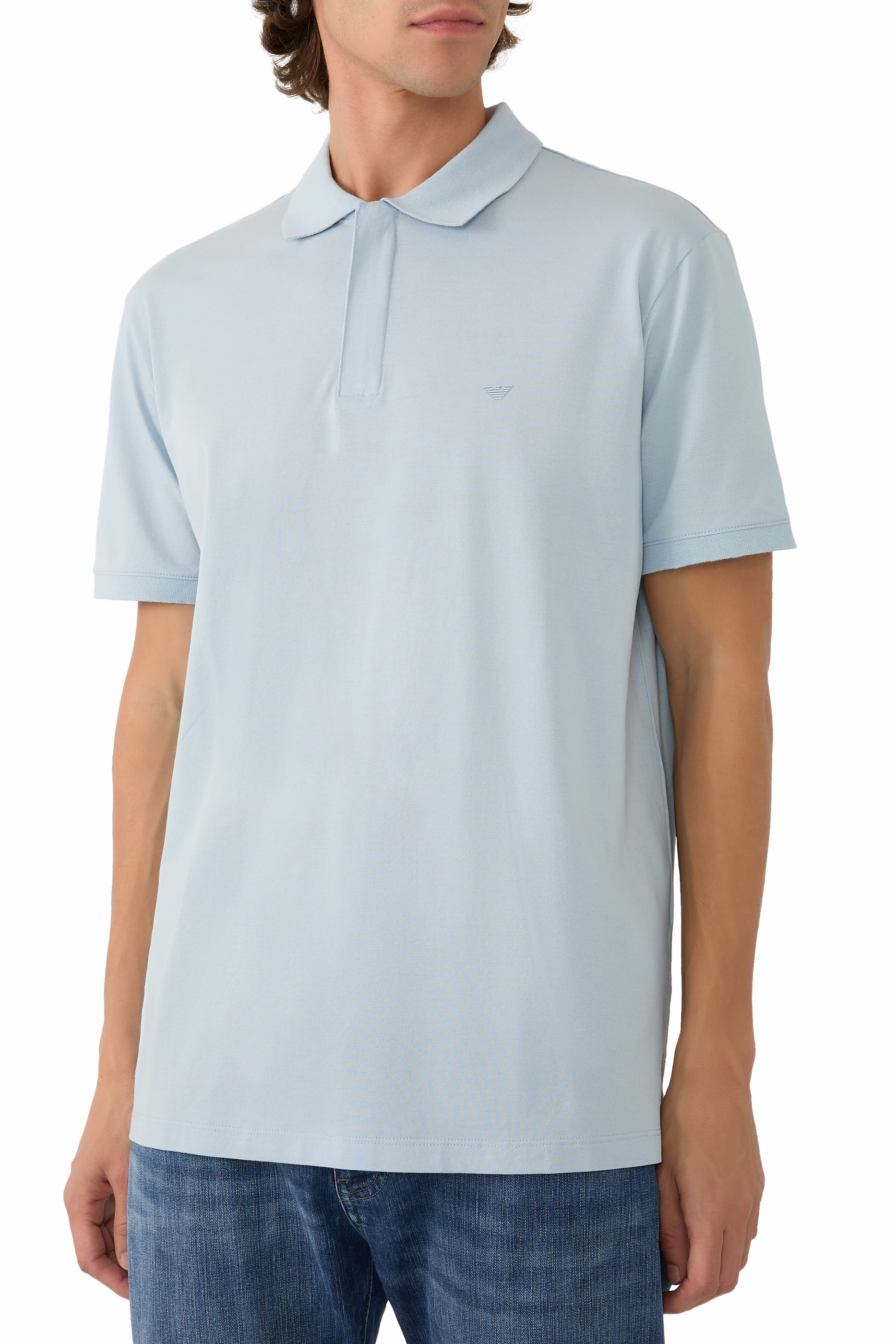 قميص بولو بشعار الماركة