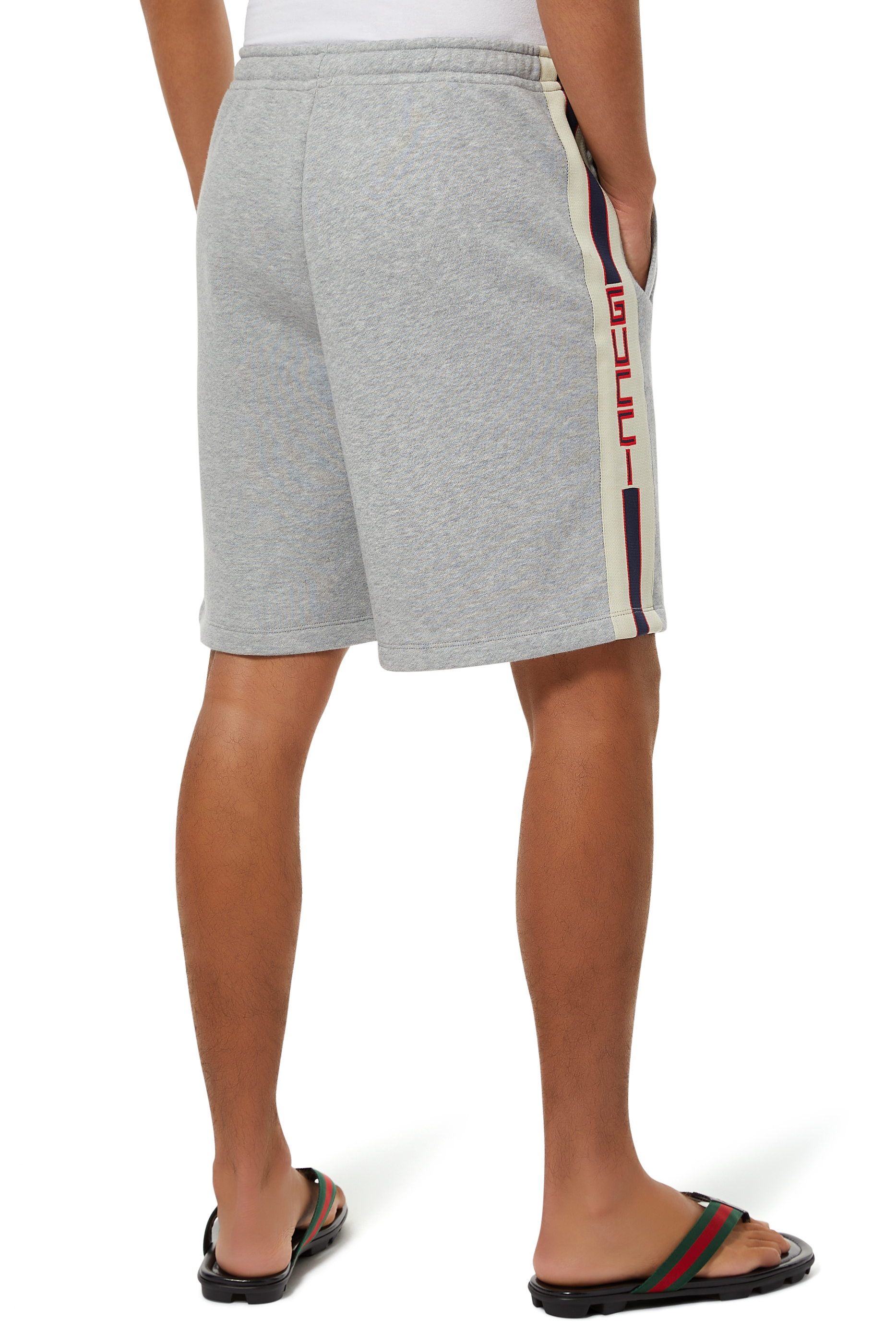 شورت قطن مخطط