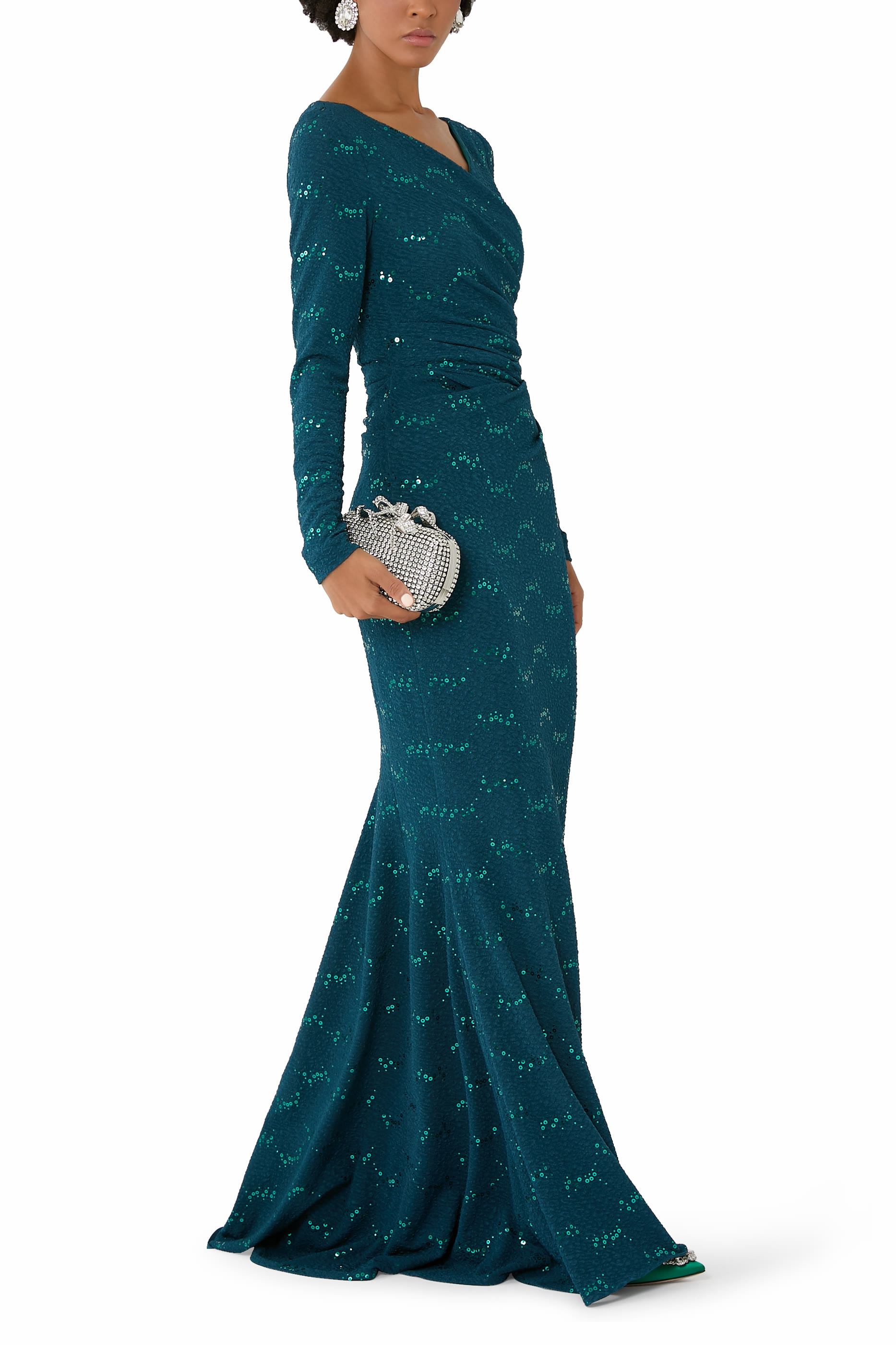 Long Sleeve Evening Gown 
