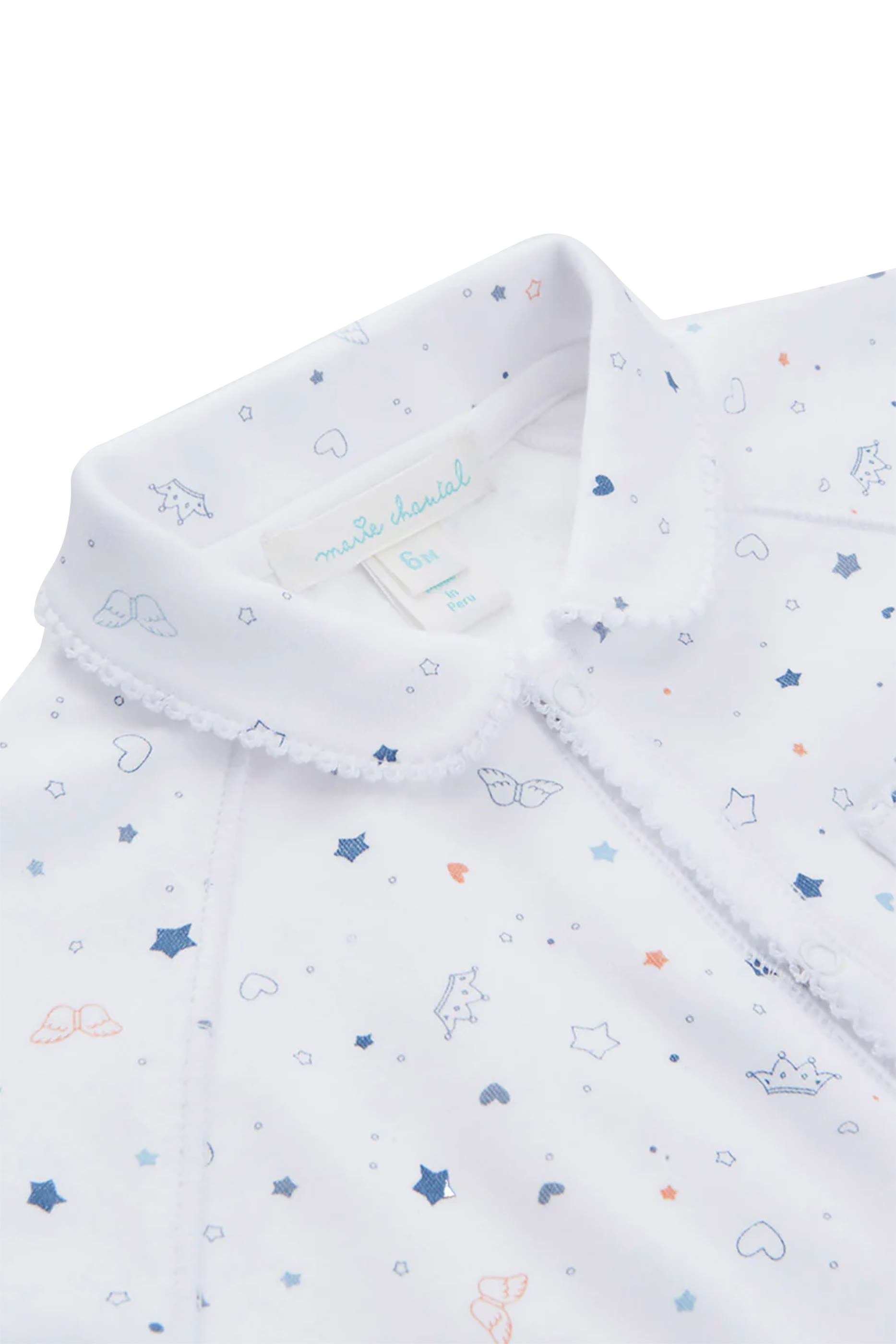 بدلة نوم بنقشة نجمة وتاج للأطفال